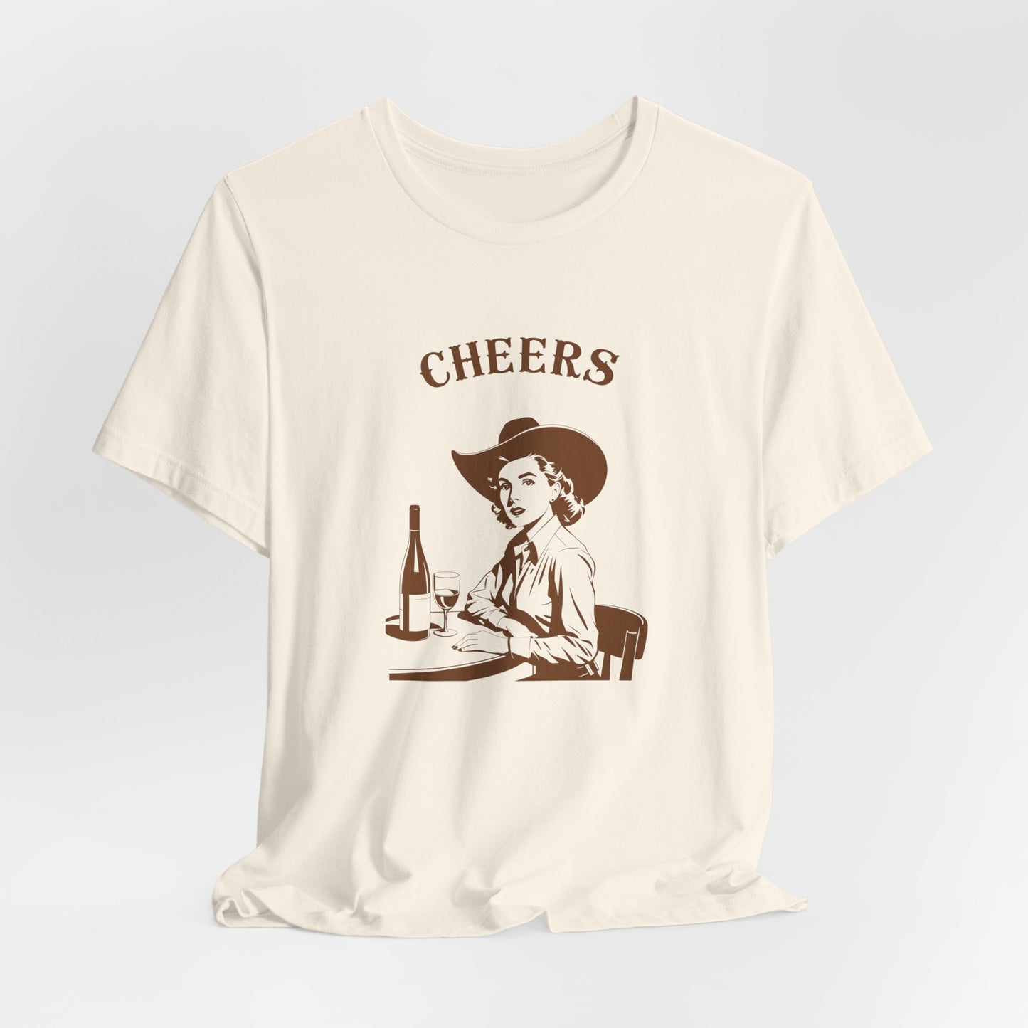 Cheers cowgirl Unisex Jersey Short Sleeve Tee