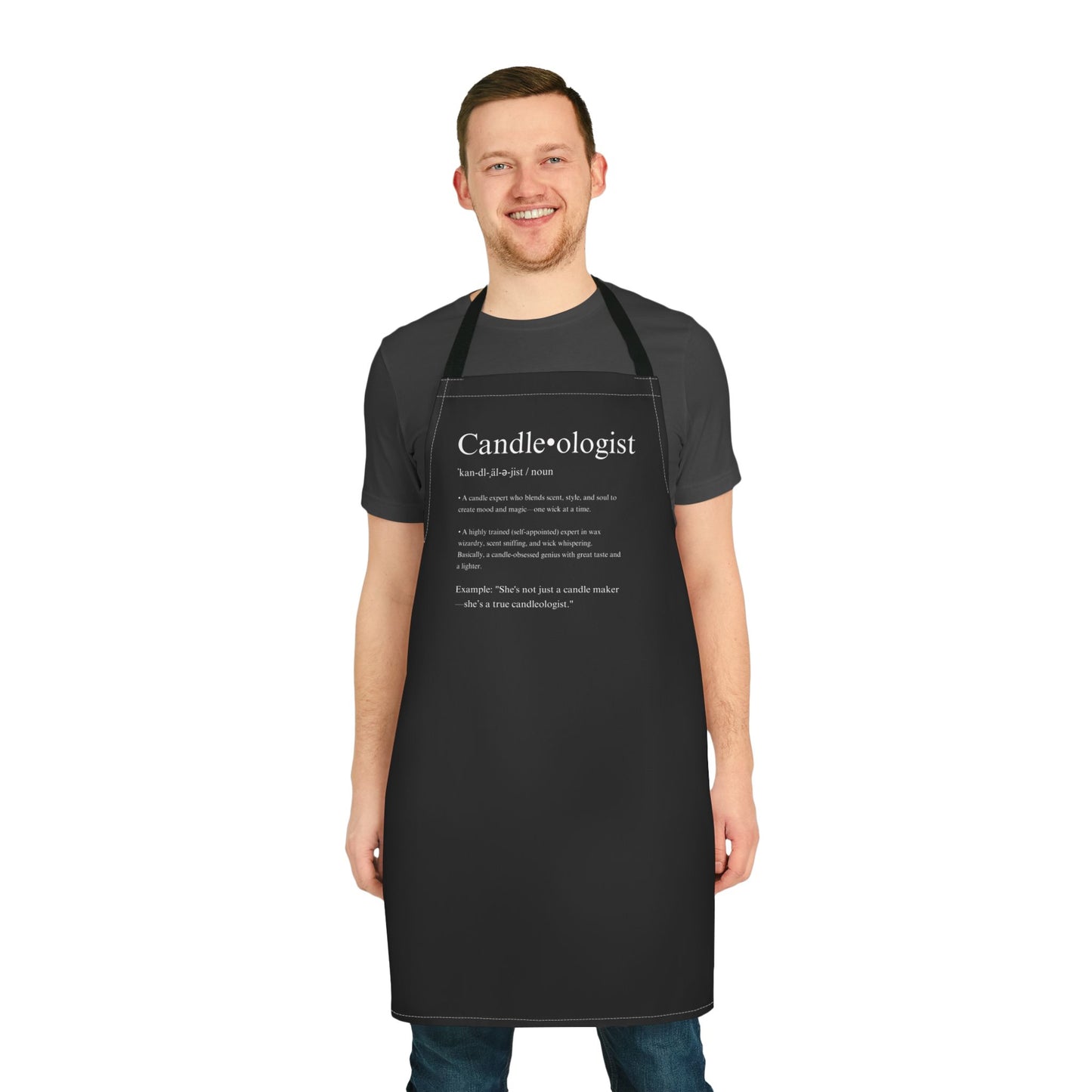Candle-ologist Apron ( canvas)