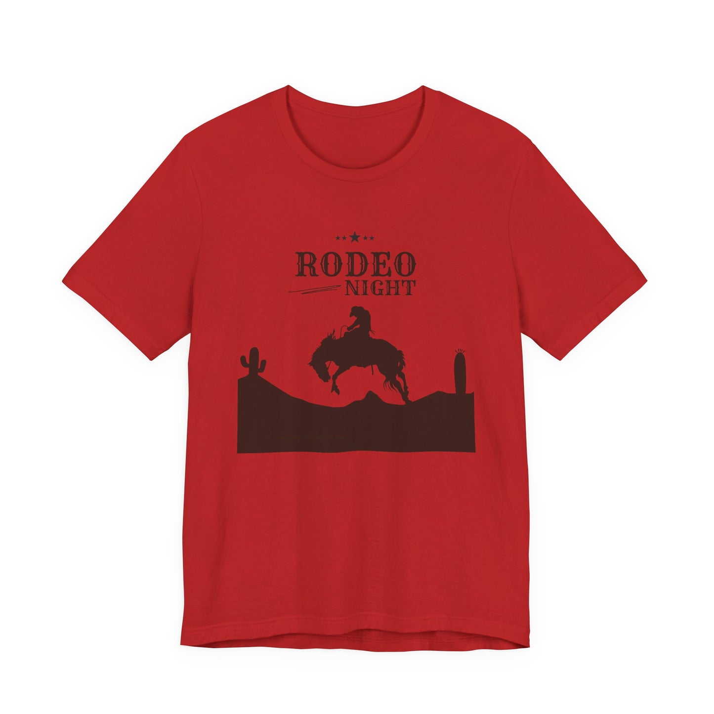 Rodeo Night Unisex Jersey Short Sleeve Tee