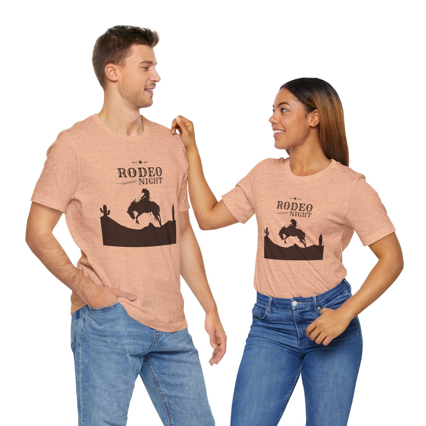 Rodeo Night Unisex Jersey Short Sleeve Tee
