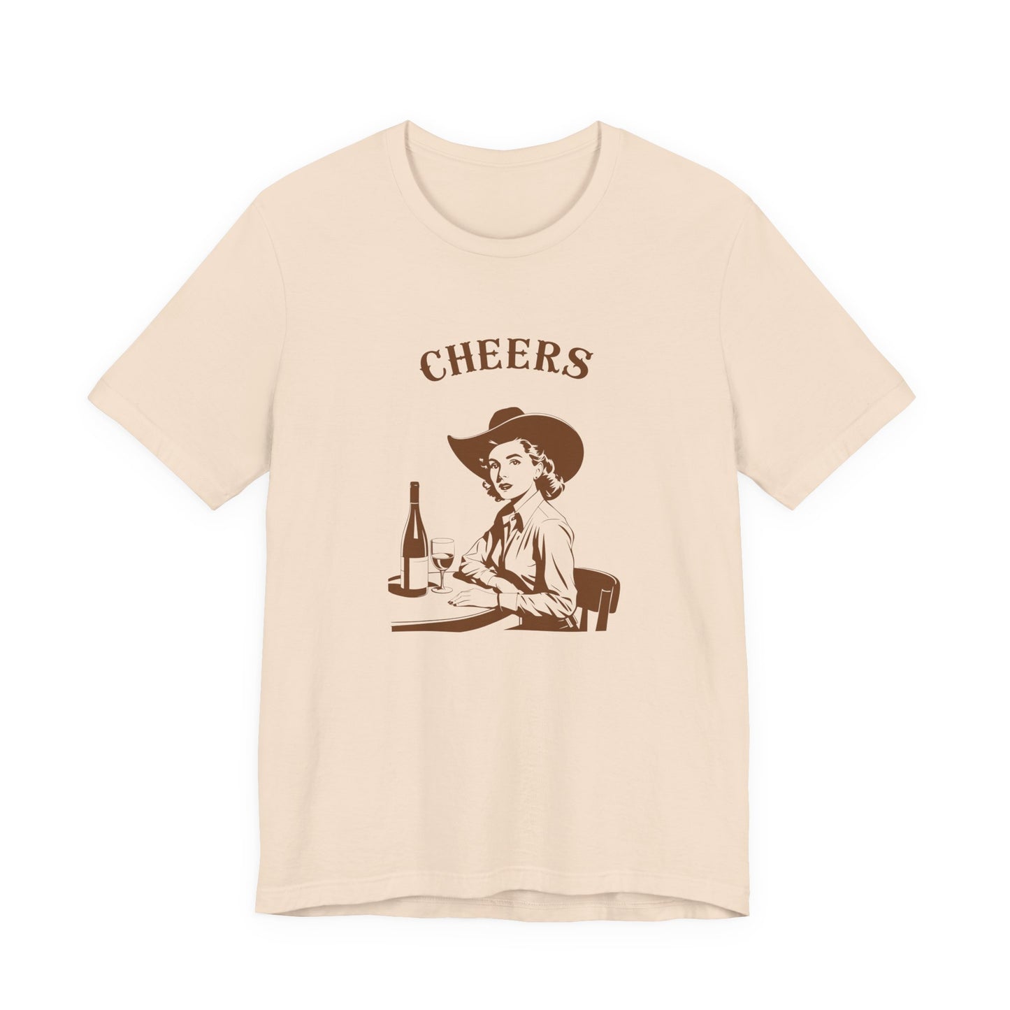Cheers cowgirl Unisex Jersey Short Sleeve Tee