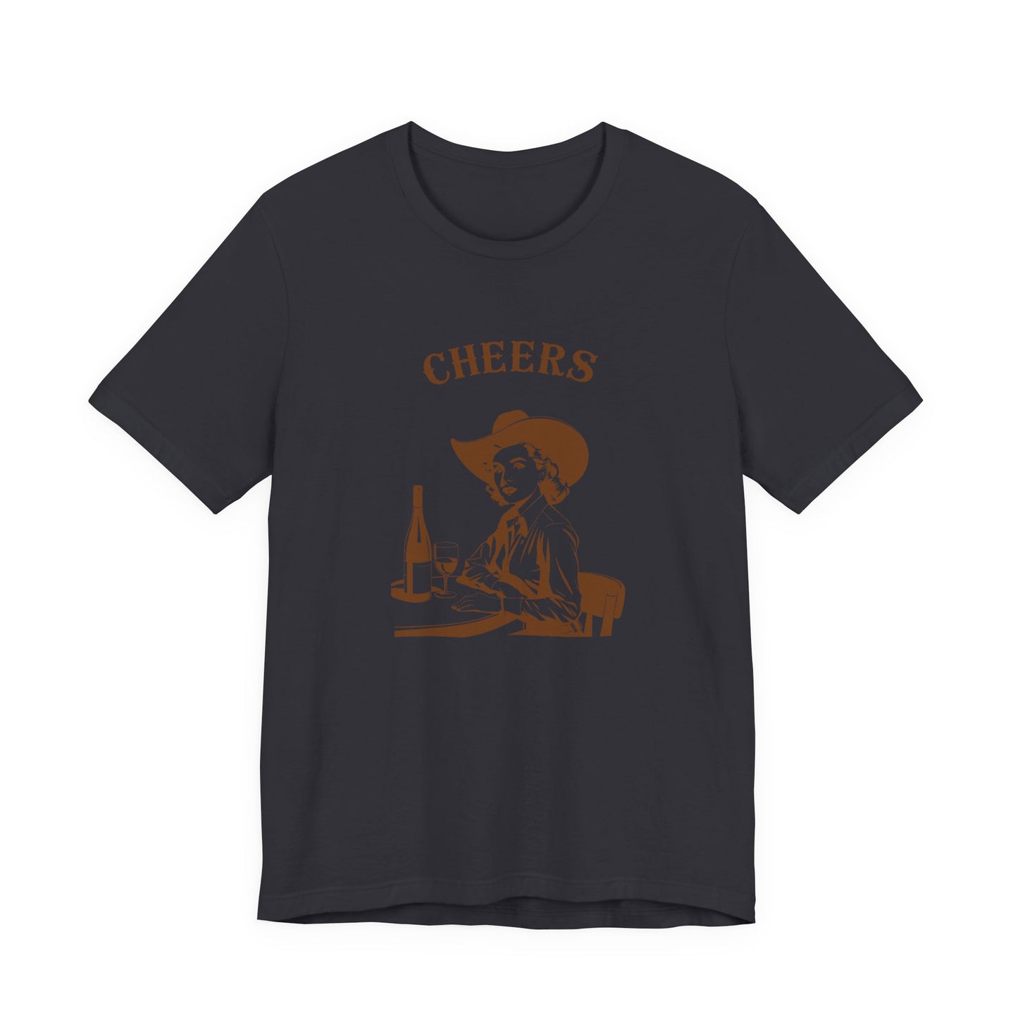 Cheers cowgirl Unisex Jersey Short Sleeve Tee