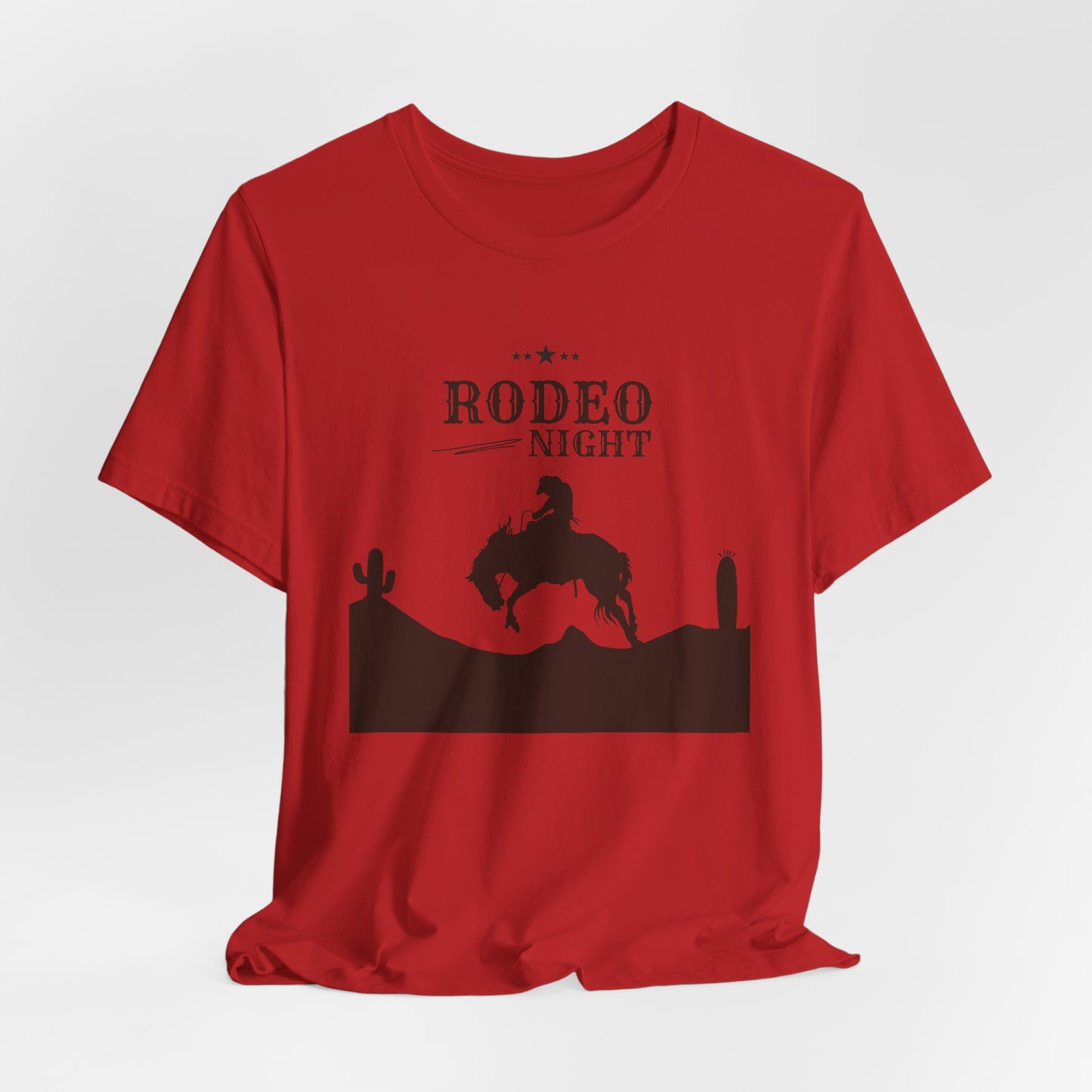 Rodeo Night Unisex Jersey Short Sleeve Tee