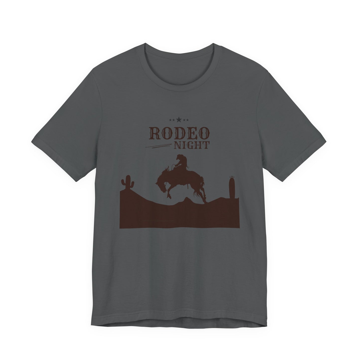 Rodeo Night Unisex Jersey Short Sleeve Tee