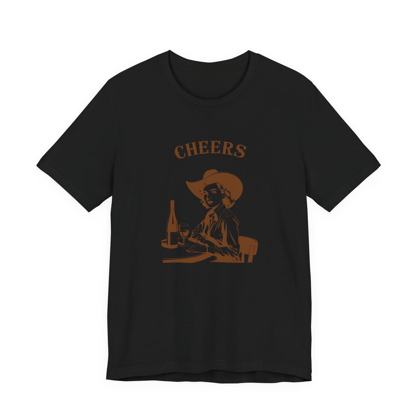 Cheers cowgirl Unisex Jersey Short Sleeve Tee