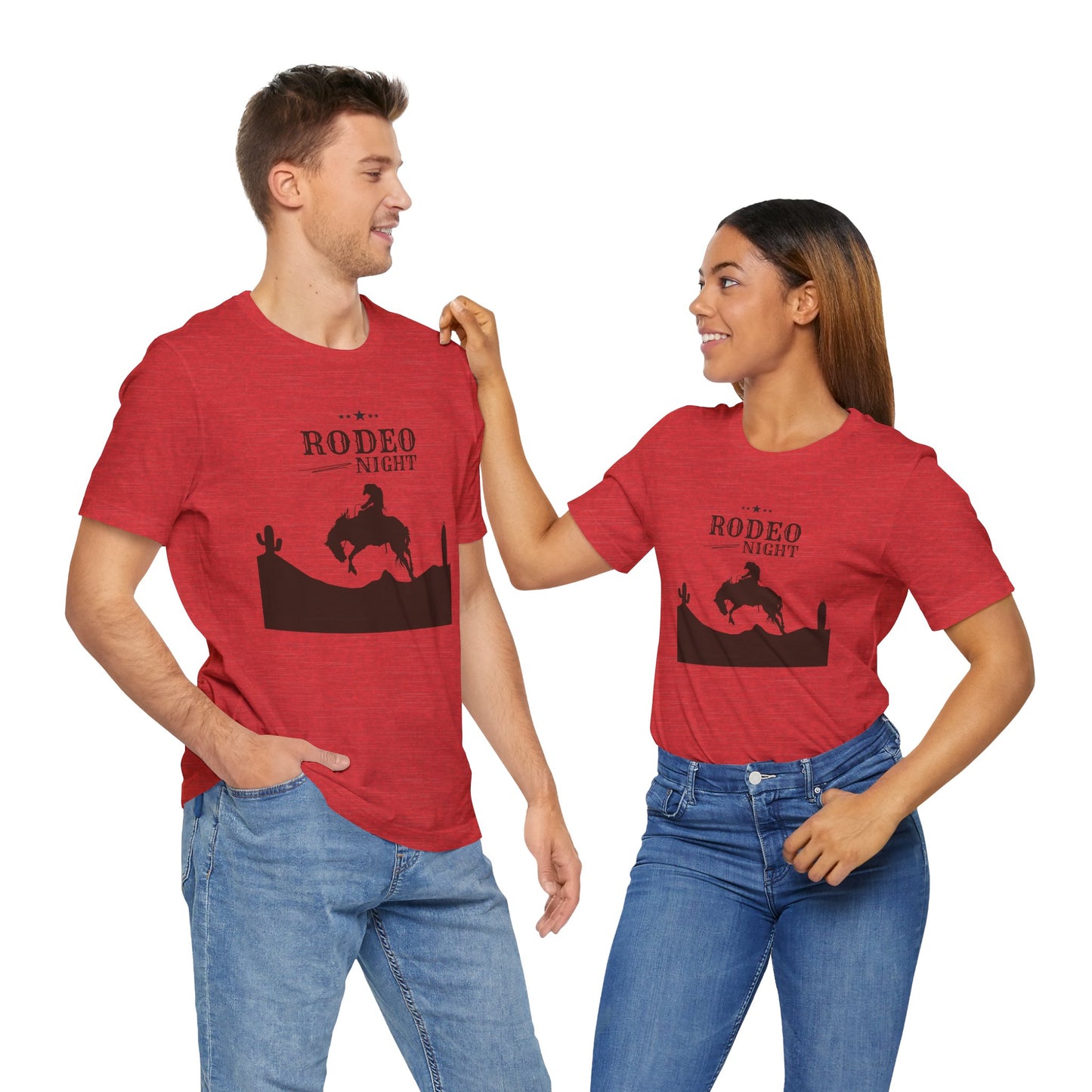 Rodeo Night Unisex Jersey Short Sleeve Tee