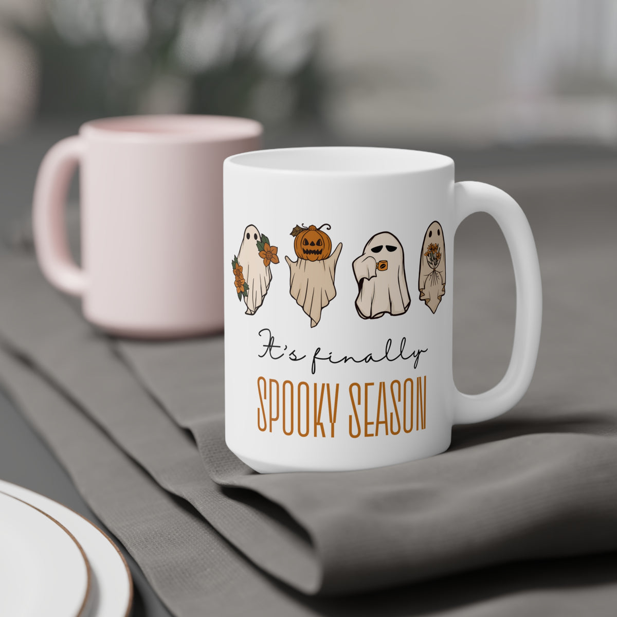 Its finally spooky season Ceramic Mugs (11oz\15oz\20oz)