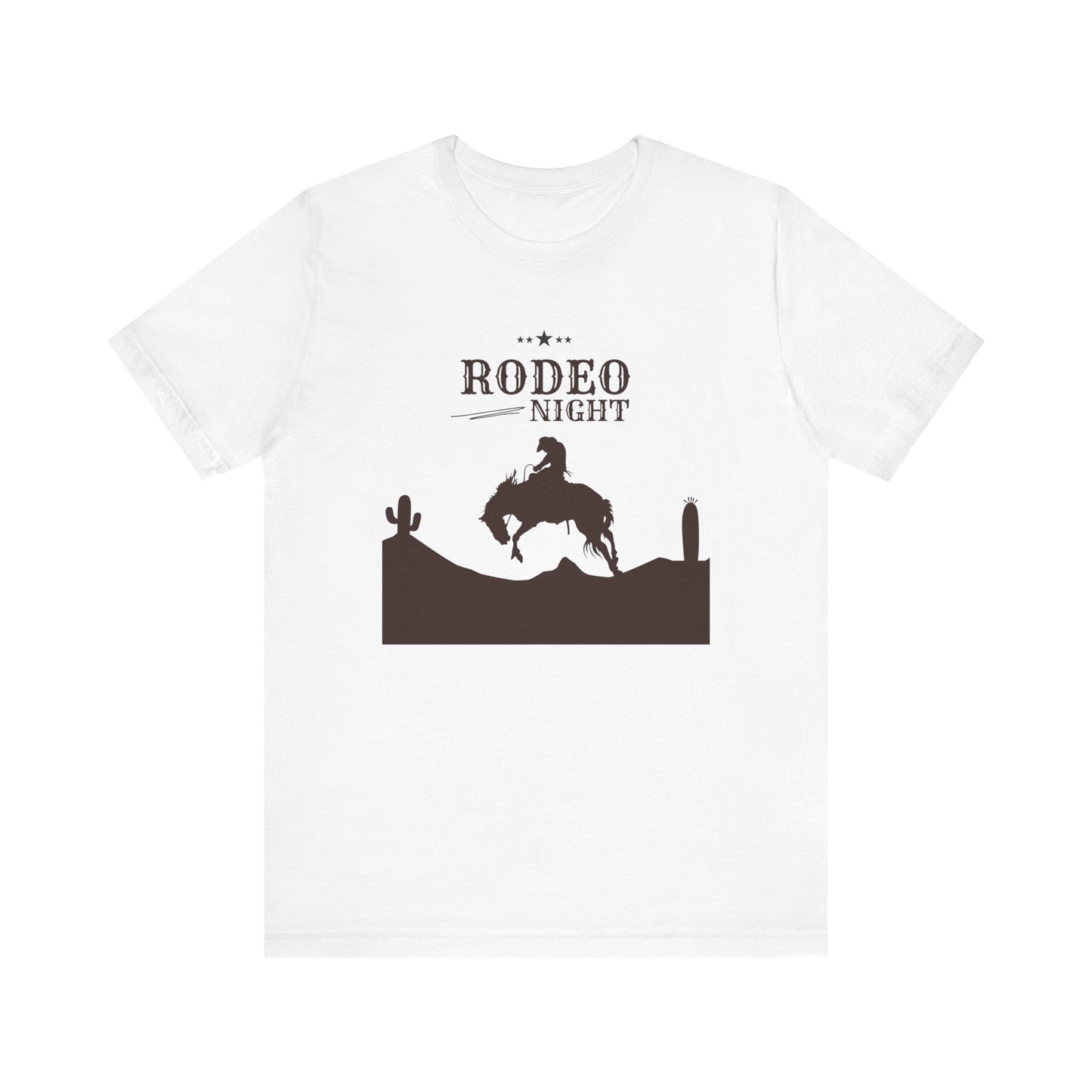 Rodeo Night Unisex Jersey Short Sleeve Tee