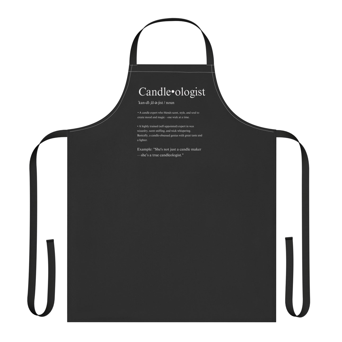 Candle-ologist Apron ( canvas)