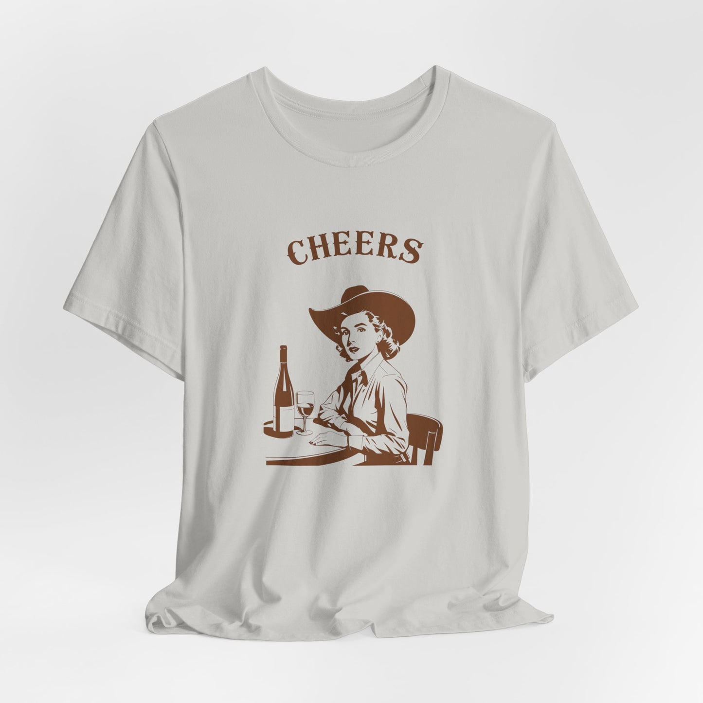 Cheers cowgirl Unisex Jersey Short Sleeve Tee