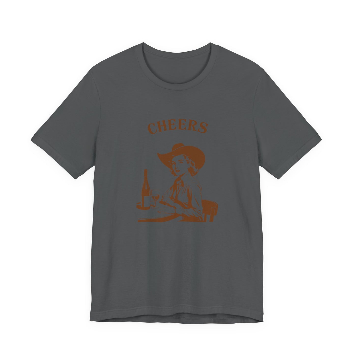 Cheers cowgirl Unisex Jersey Short Sleeve Tee