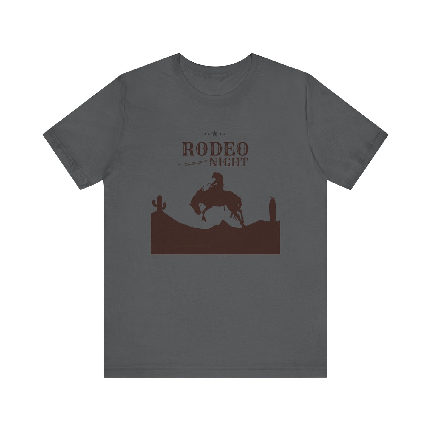 Rodeo Night Unisex Jersey Short Sleeve Tee