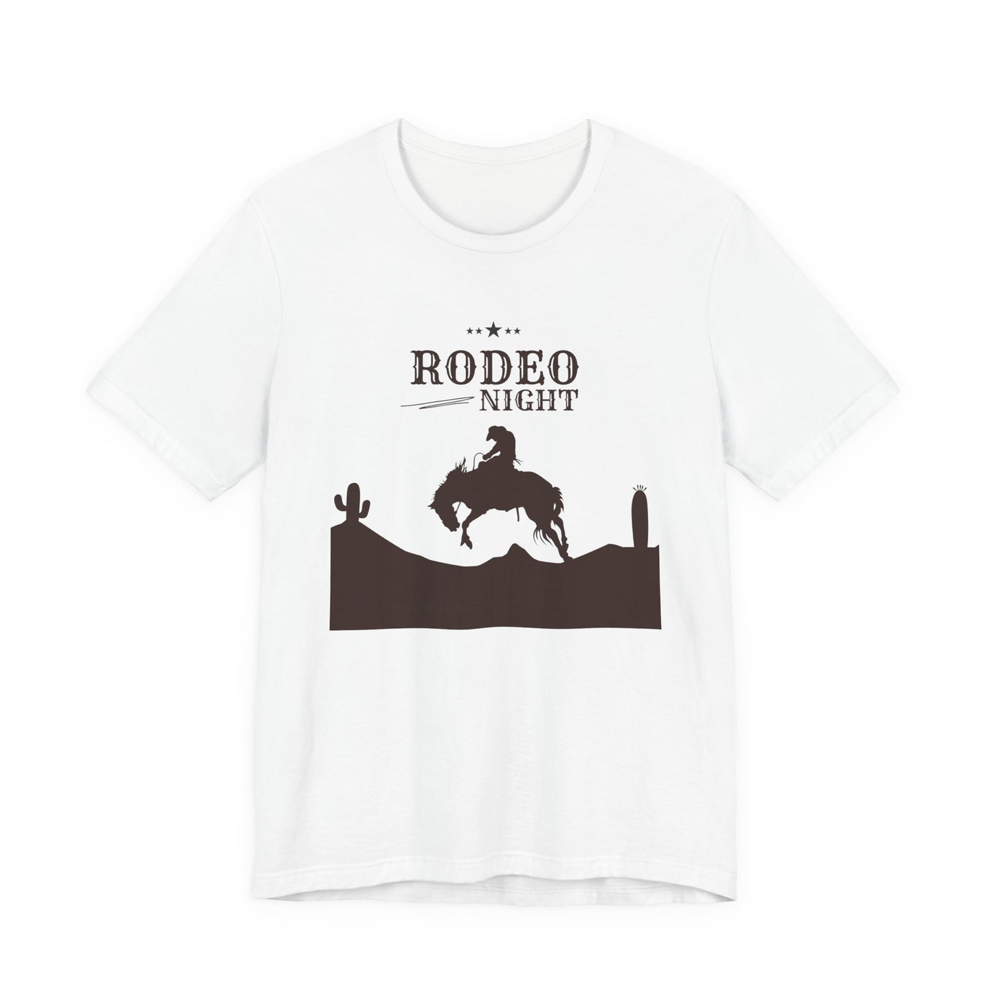 Rodeo Night Unisex Jersey Short Sleeve Tee