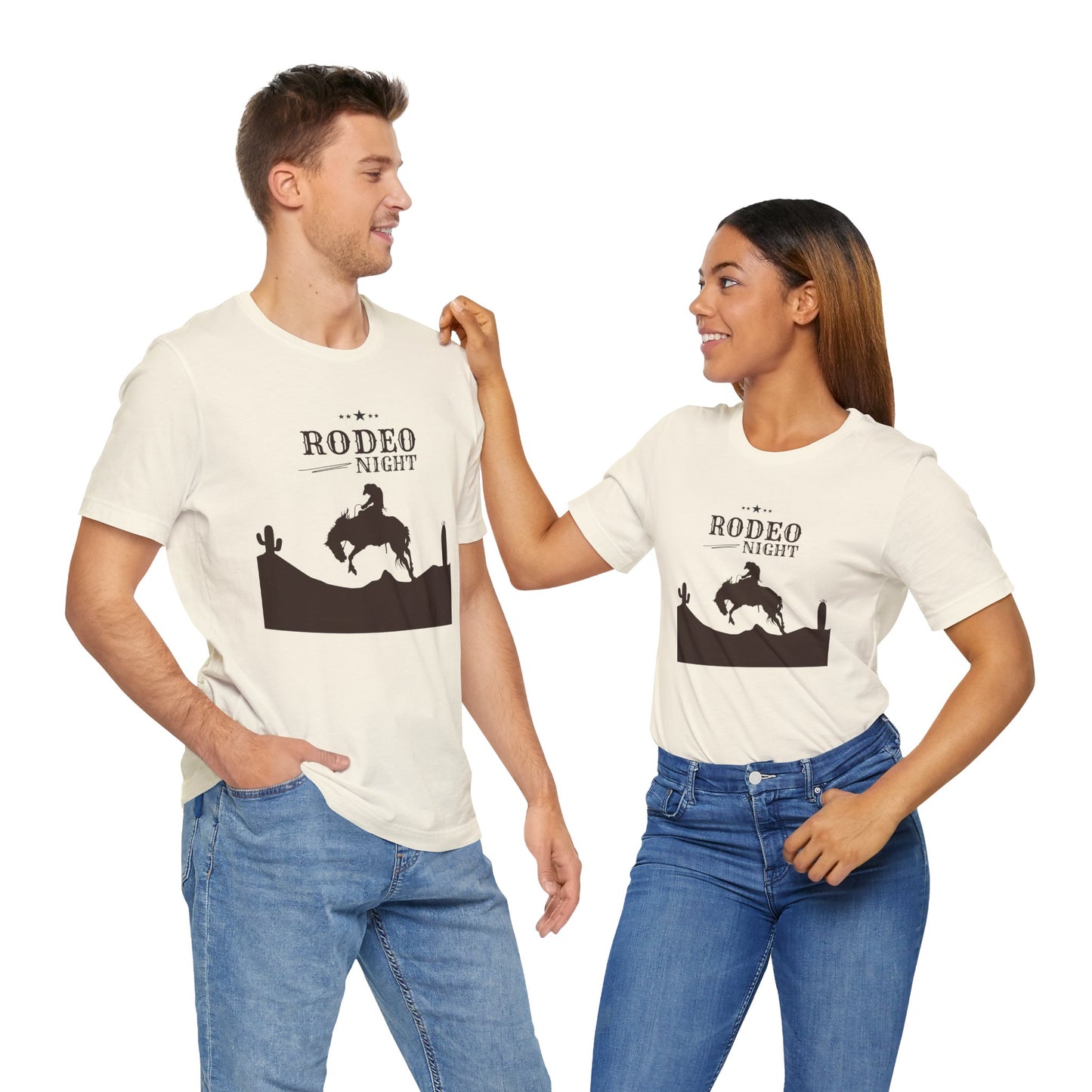 Rodeo Night Unisex Jersey Short Sleeve Tee