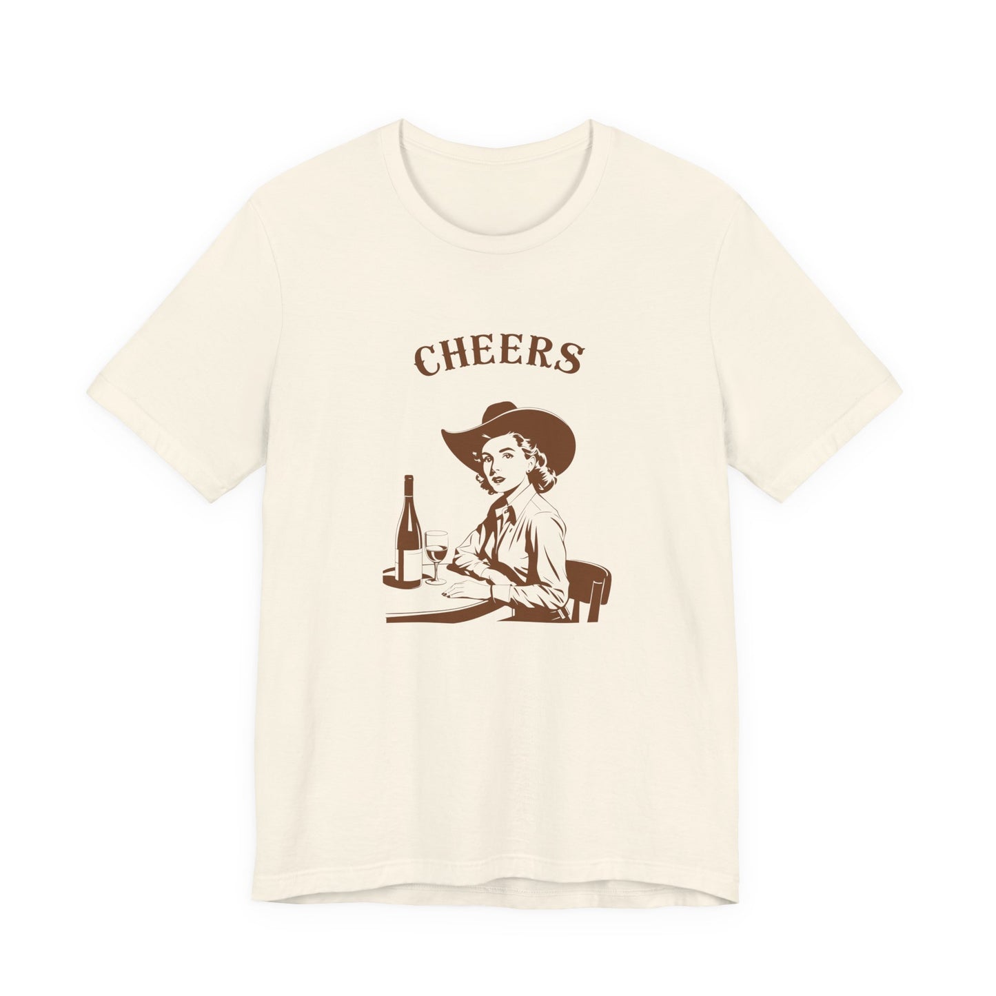 Cheers cowgirl Unisex Jersey Short Sleeve Tee