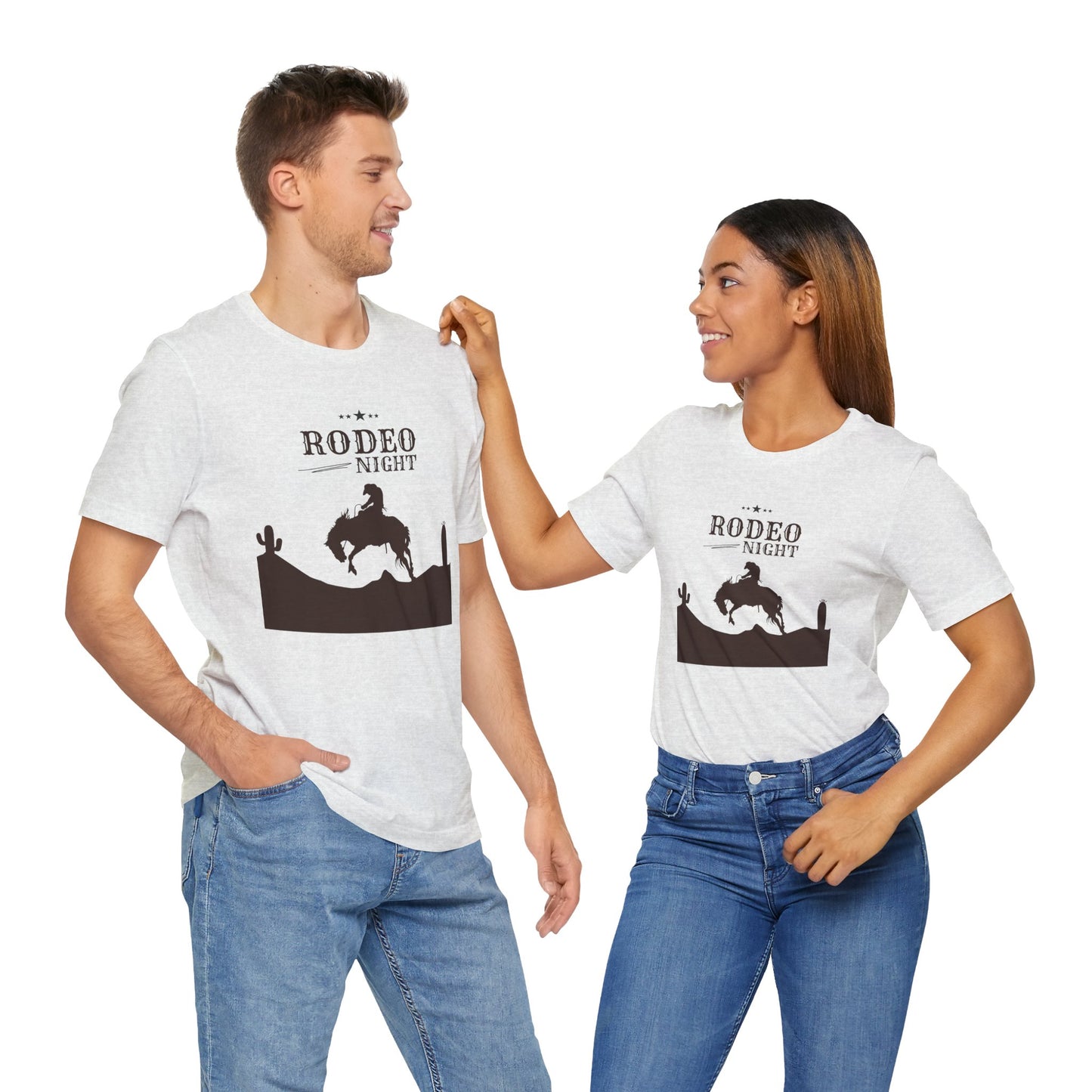 Rodeo Night Unisex Jersey Short Sleeve Tee