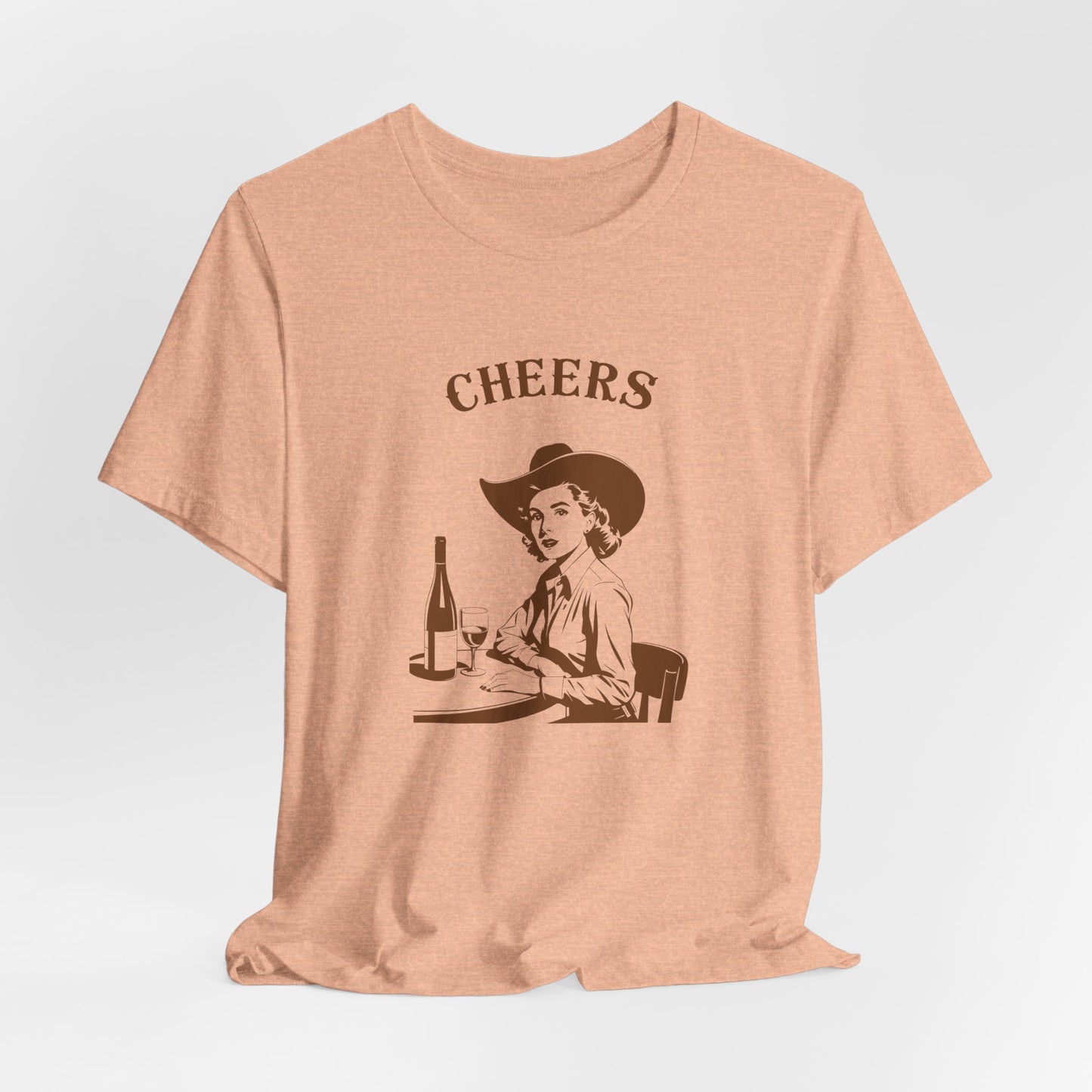 Cheers cowgirl Unisex Jersey Short Sleeve Tee