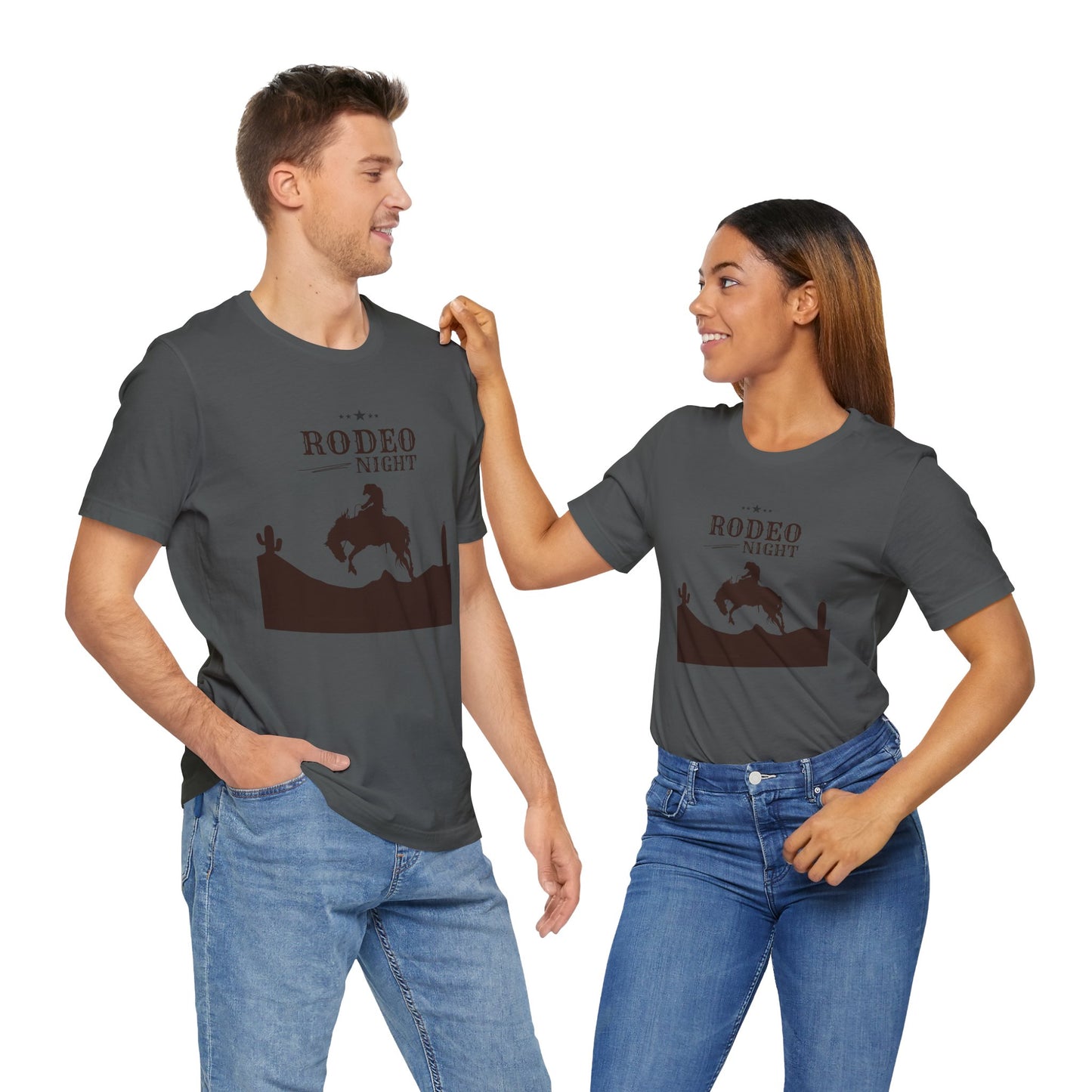 Rodeo Night Unisex Jersey Short Sleeve Tee