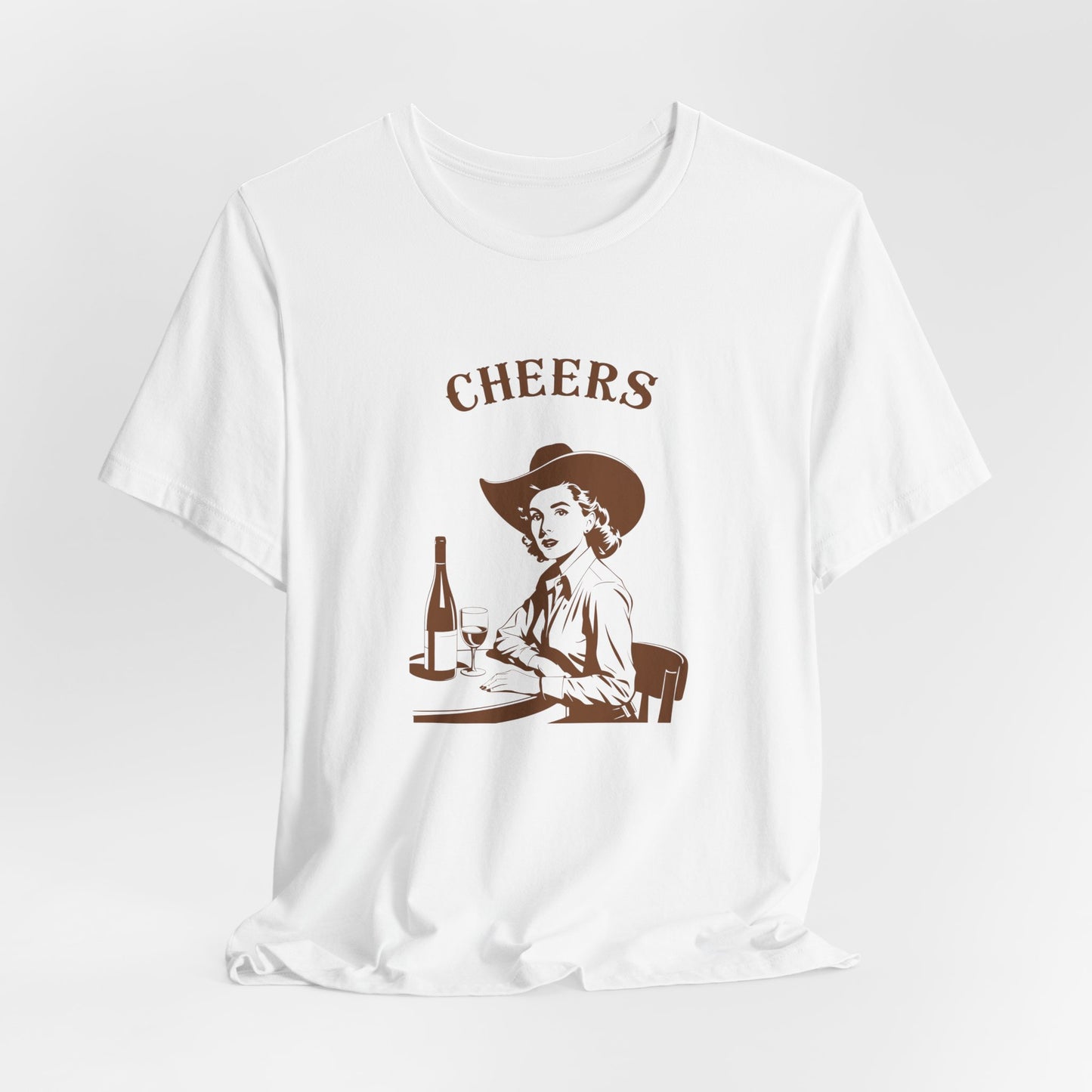 Cheers cowgirl Unisex Jersey Short Sleeve Tee