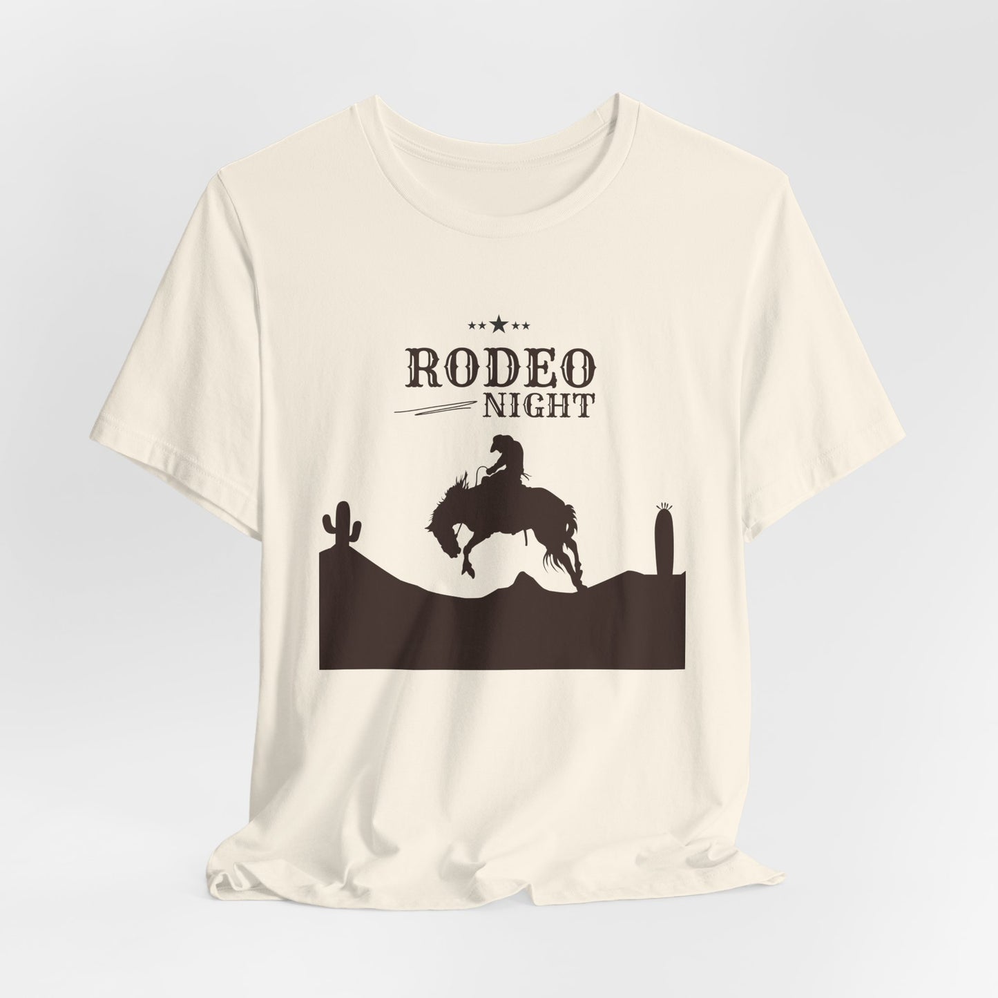 Rodeo Night Unisex Jersey Short Sleeve Tee
