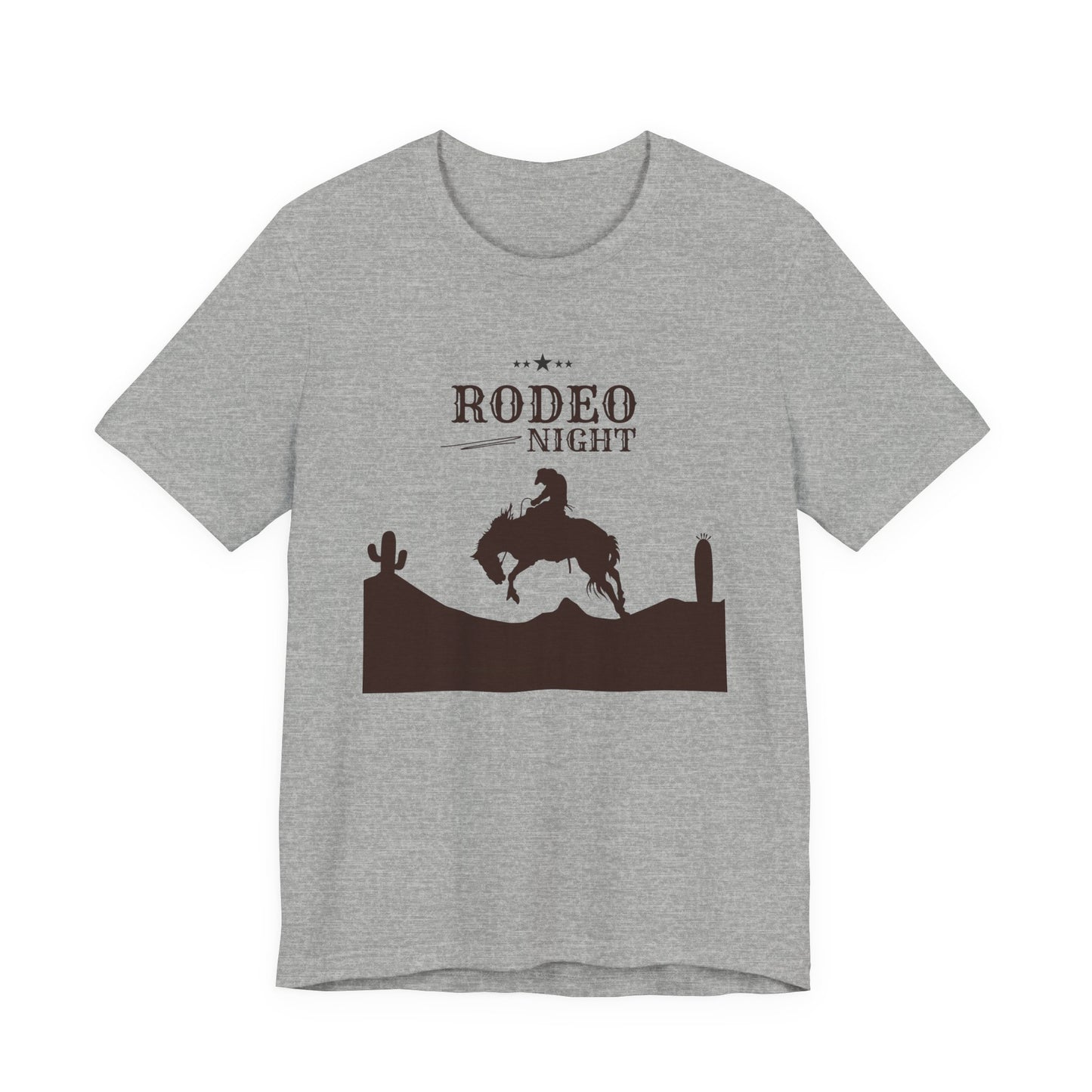 Rodeo Night Unisex Jersey Short Sleeve Tee