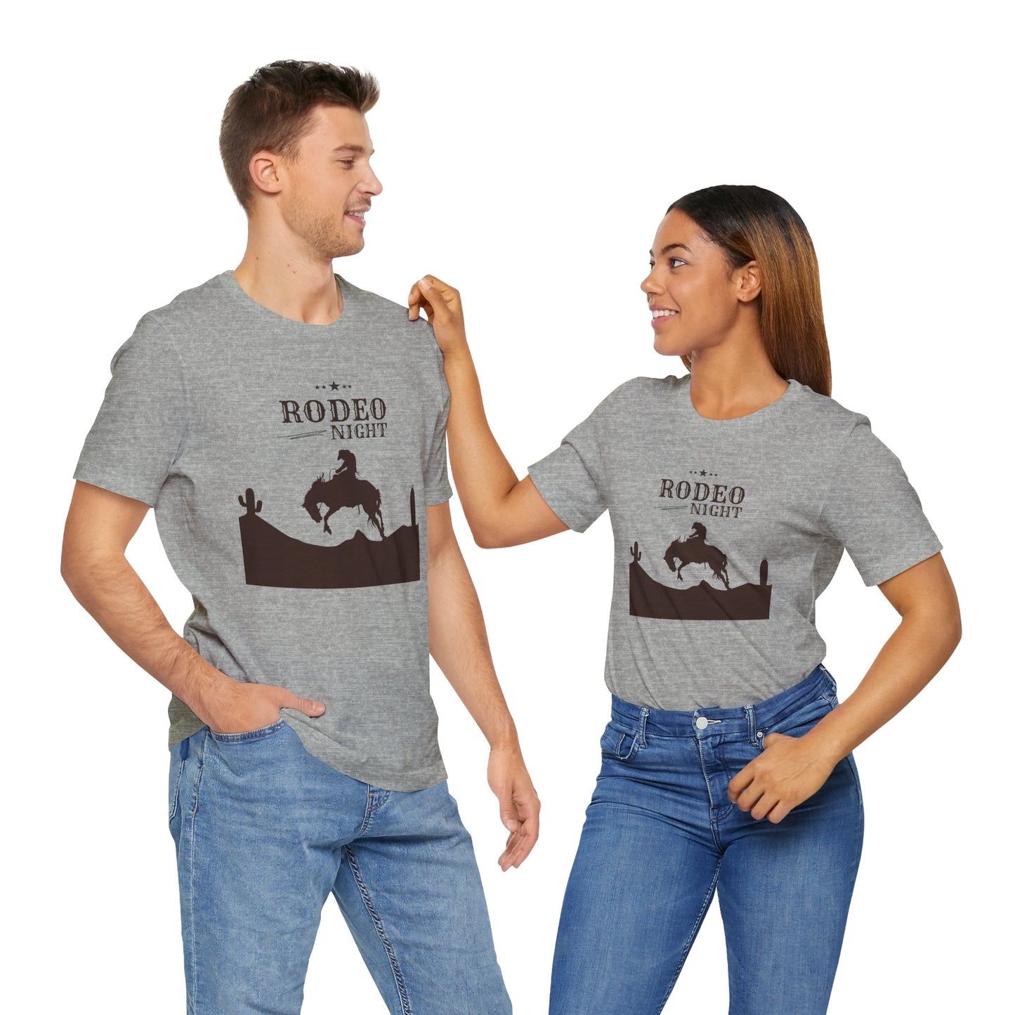Rodeo Night Unisex Jersey Short Sleeve Tee