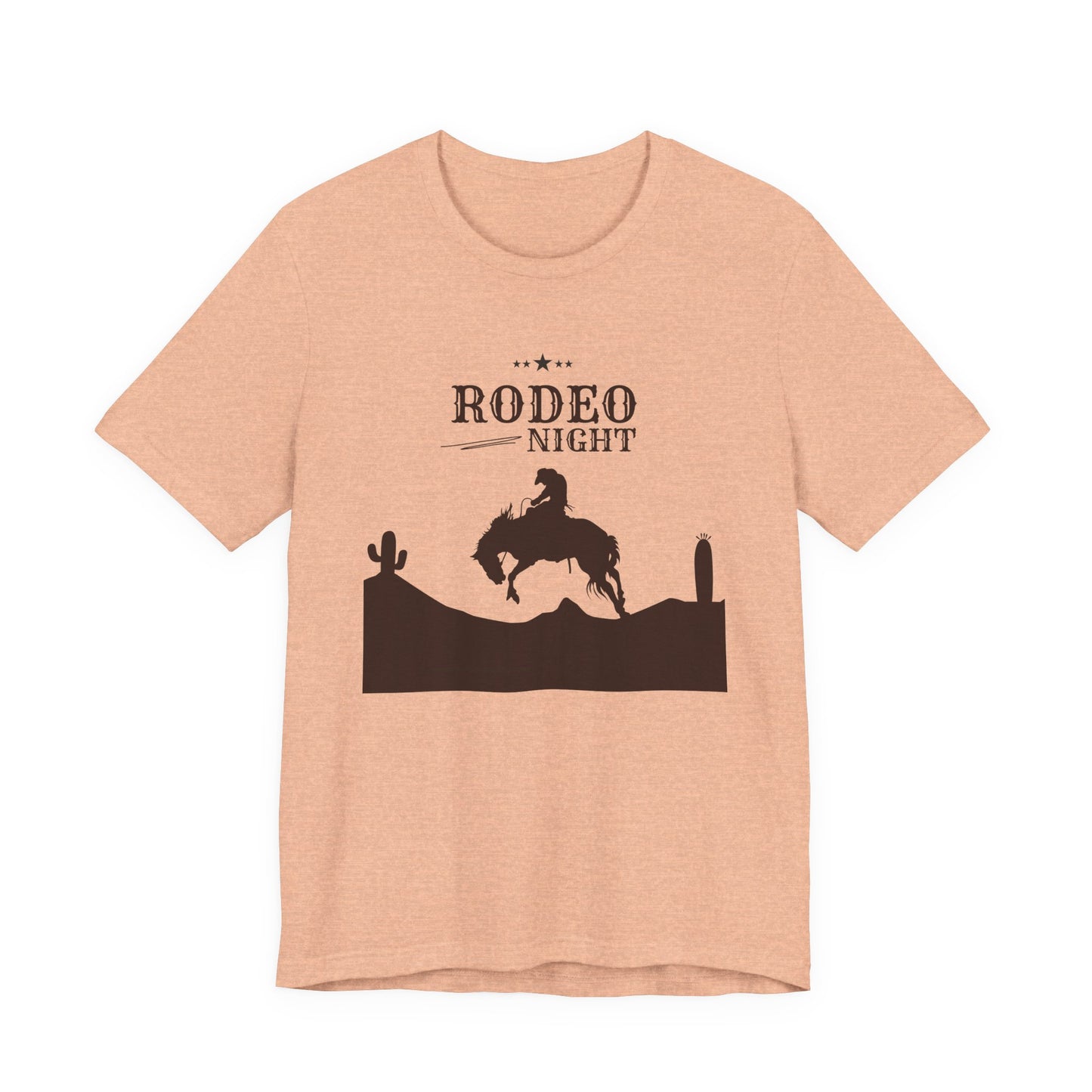 Rodeo Night Unisex Jersey Short Sleeve Tee