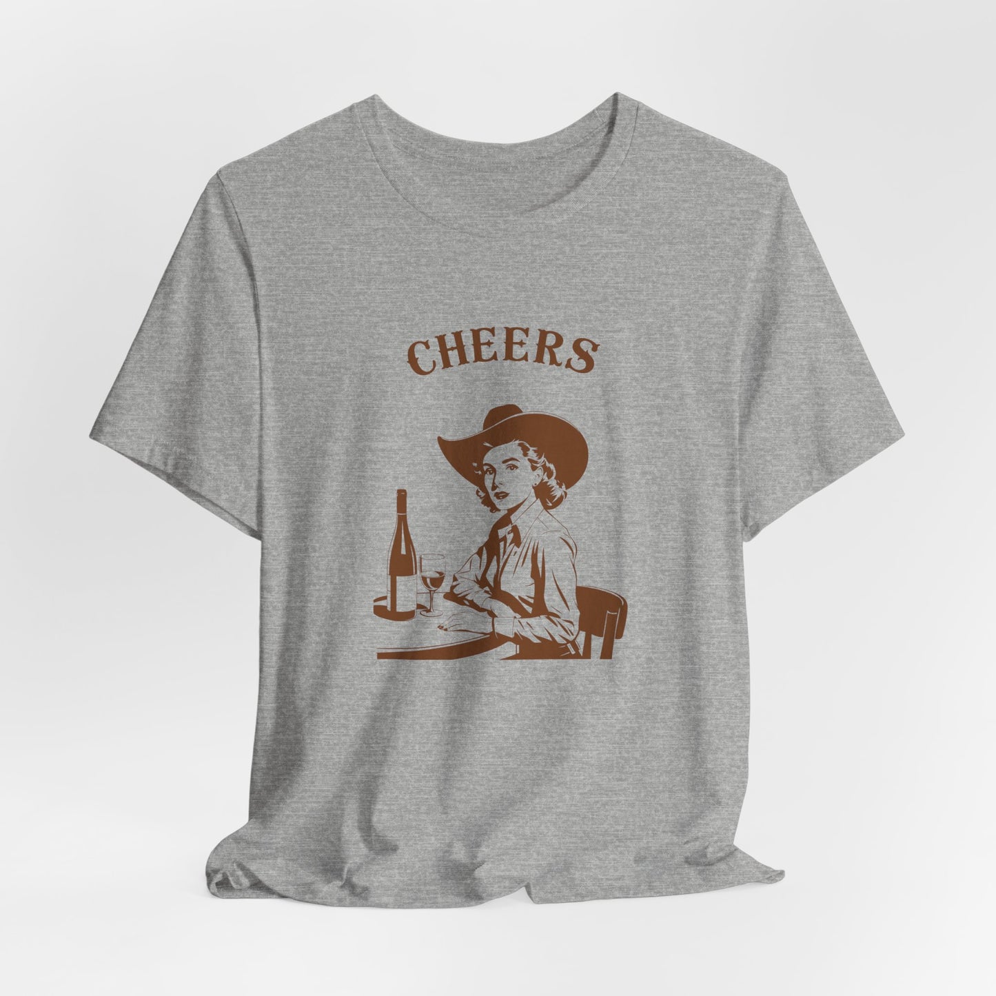Cheers cowgirl Unisex Jersey Short Sleeve Tee