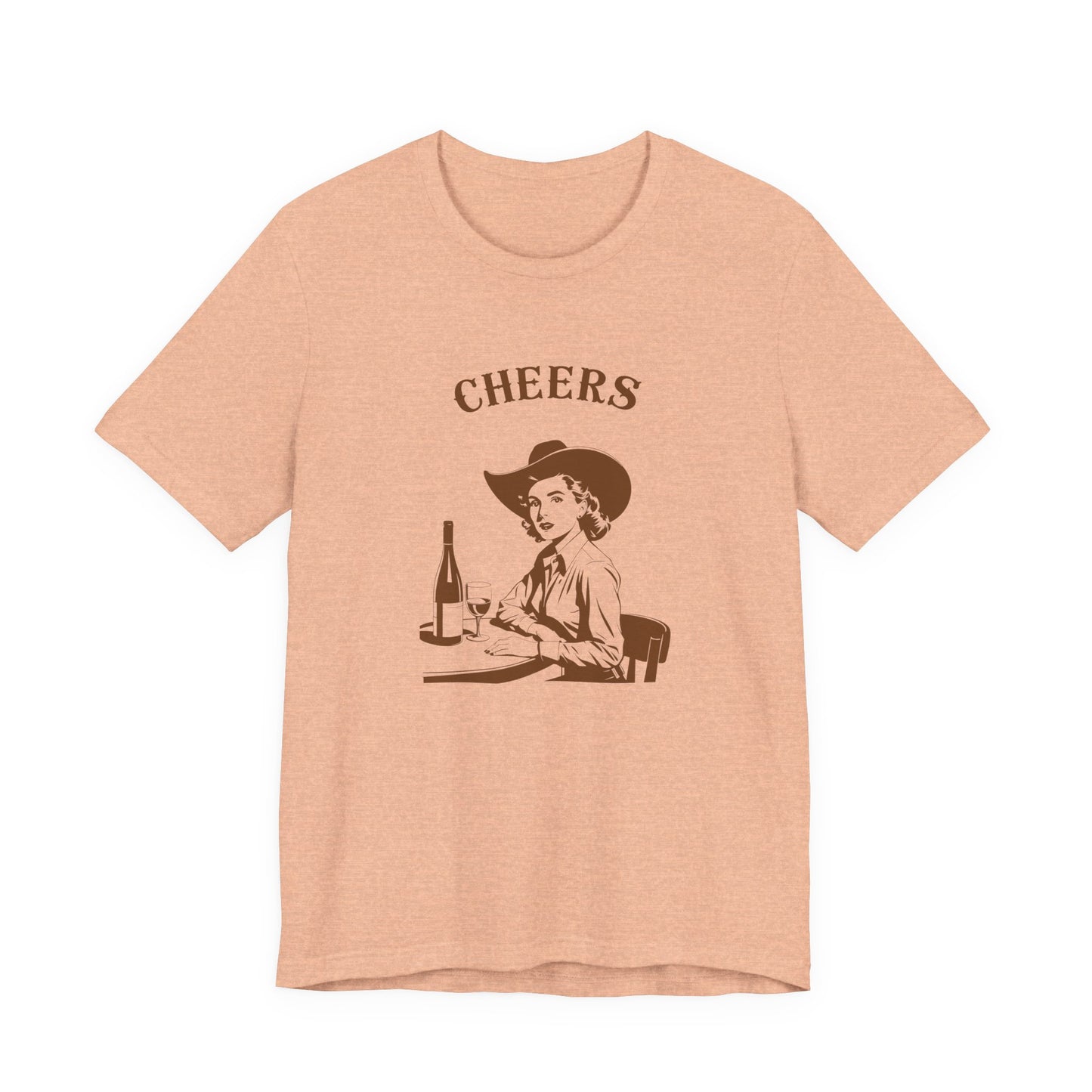 Cheers cowgirl Unisex Jersey Short Sleeve Tee