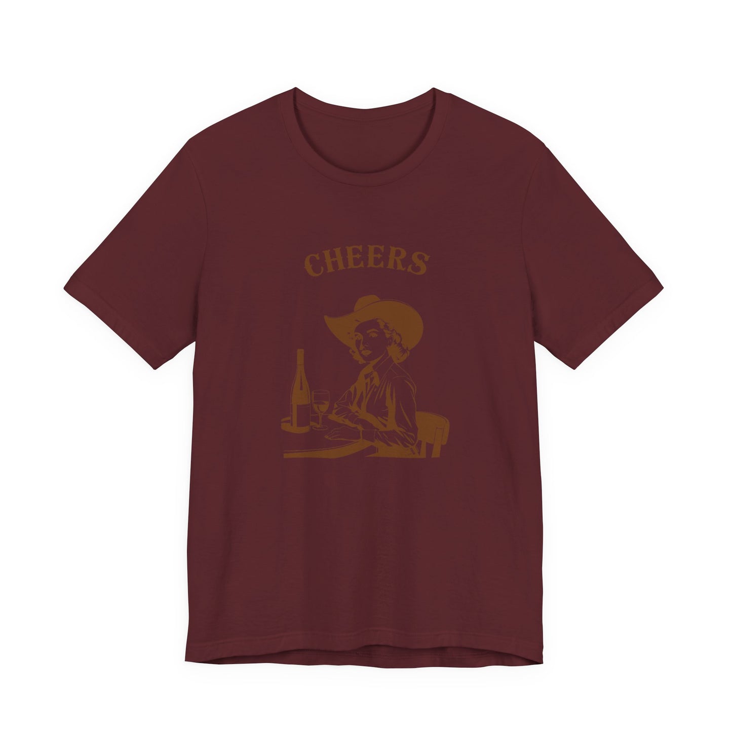 Cheers cowgirl Unisex Jersey Short Sleeve Tee