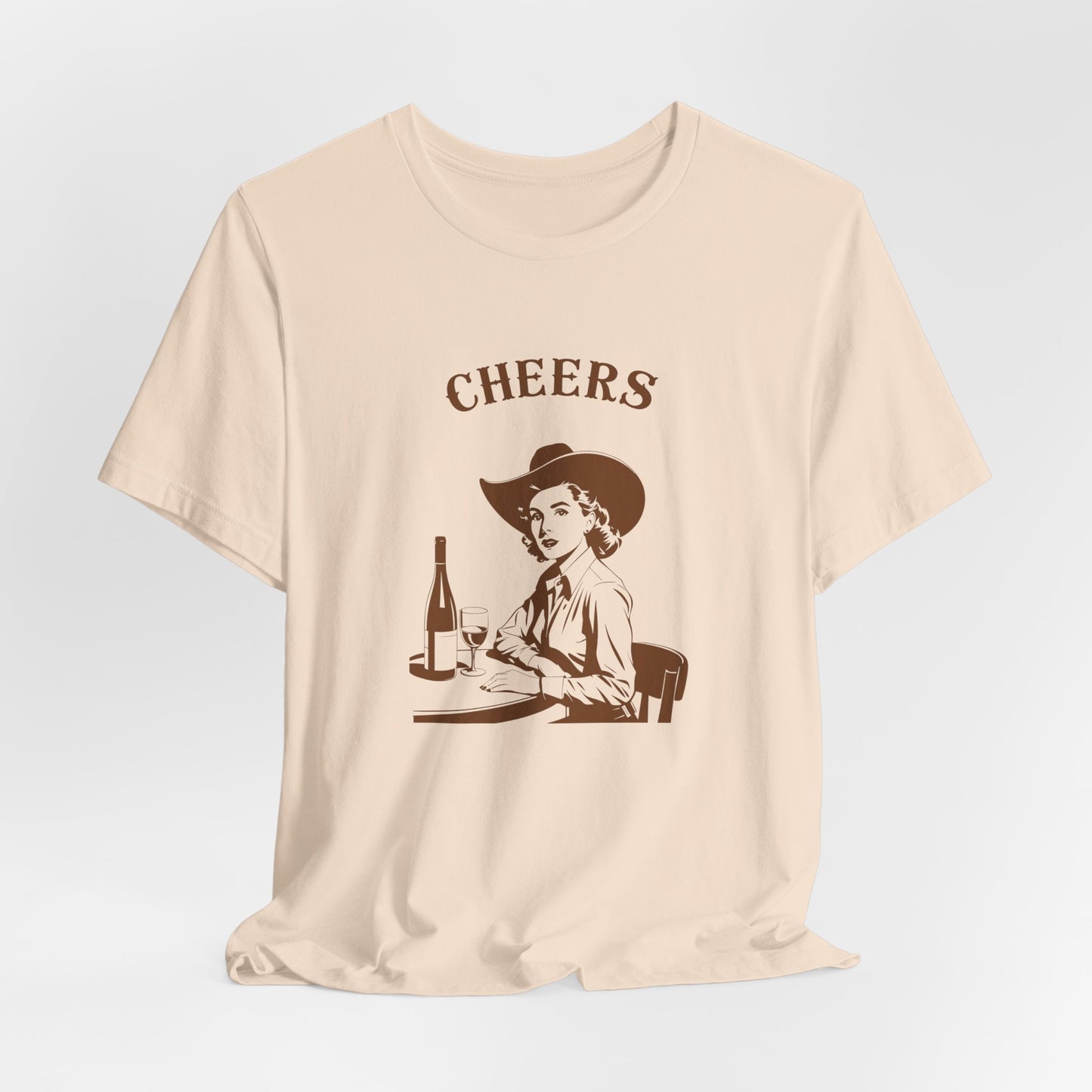Cheers cowgirl Unisex Jersey Short Sleeve Tee