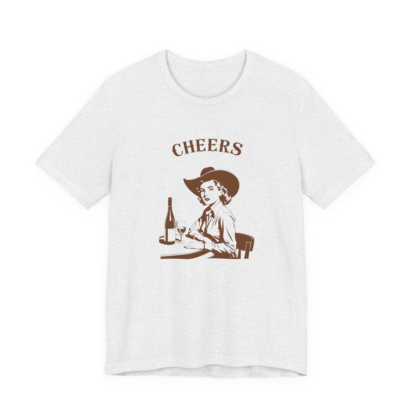 Cheers cowgirl Unisex Jersey Short Sleeve Tee