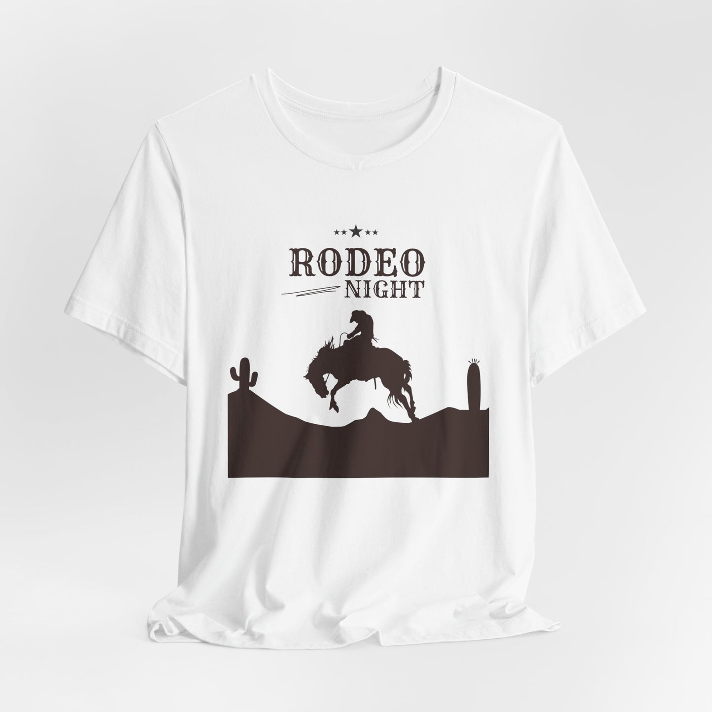 Rodeo Night Unisex Jersey Short Sleeve Tee