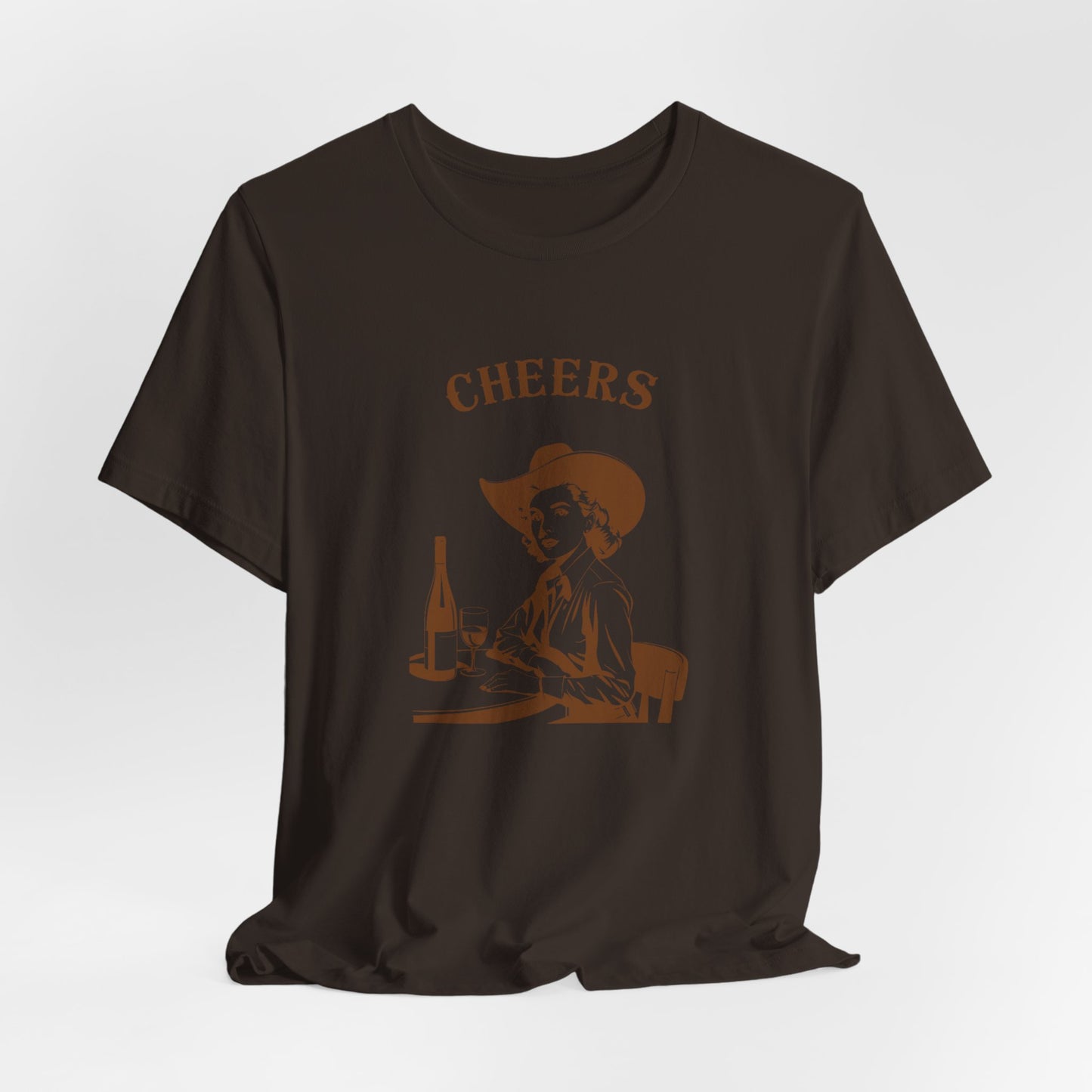 Cheers cowgirl Unisex Jersey Short Sleeve Tee