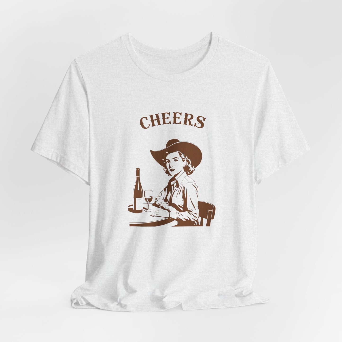 Cheers cowgirl Unisex Jersey Short Sleeve Tee