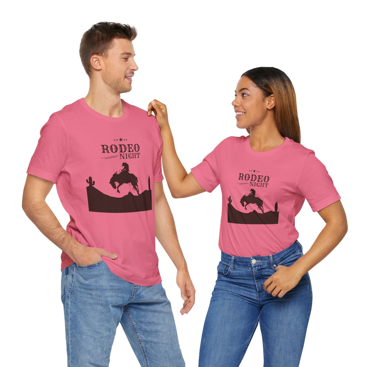 Rodeo Night Unisex Jersey Short Sleeve Tee