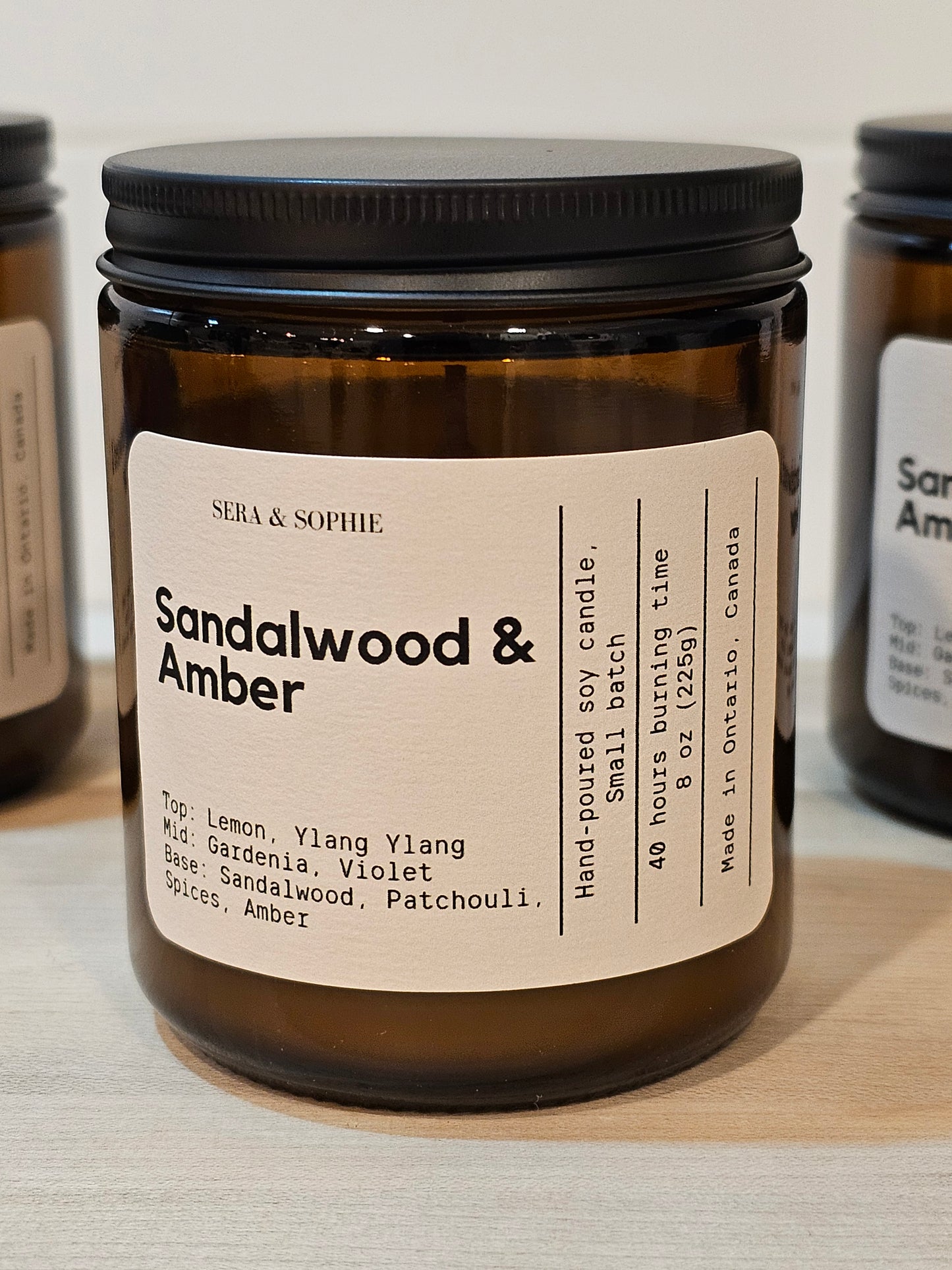 Amber Candles ( 8oz)