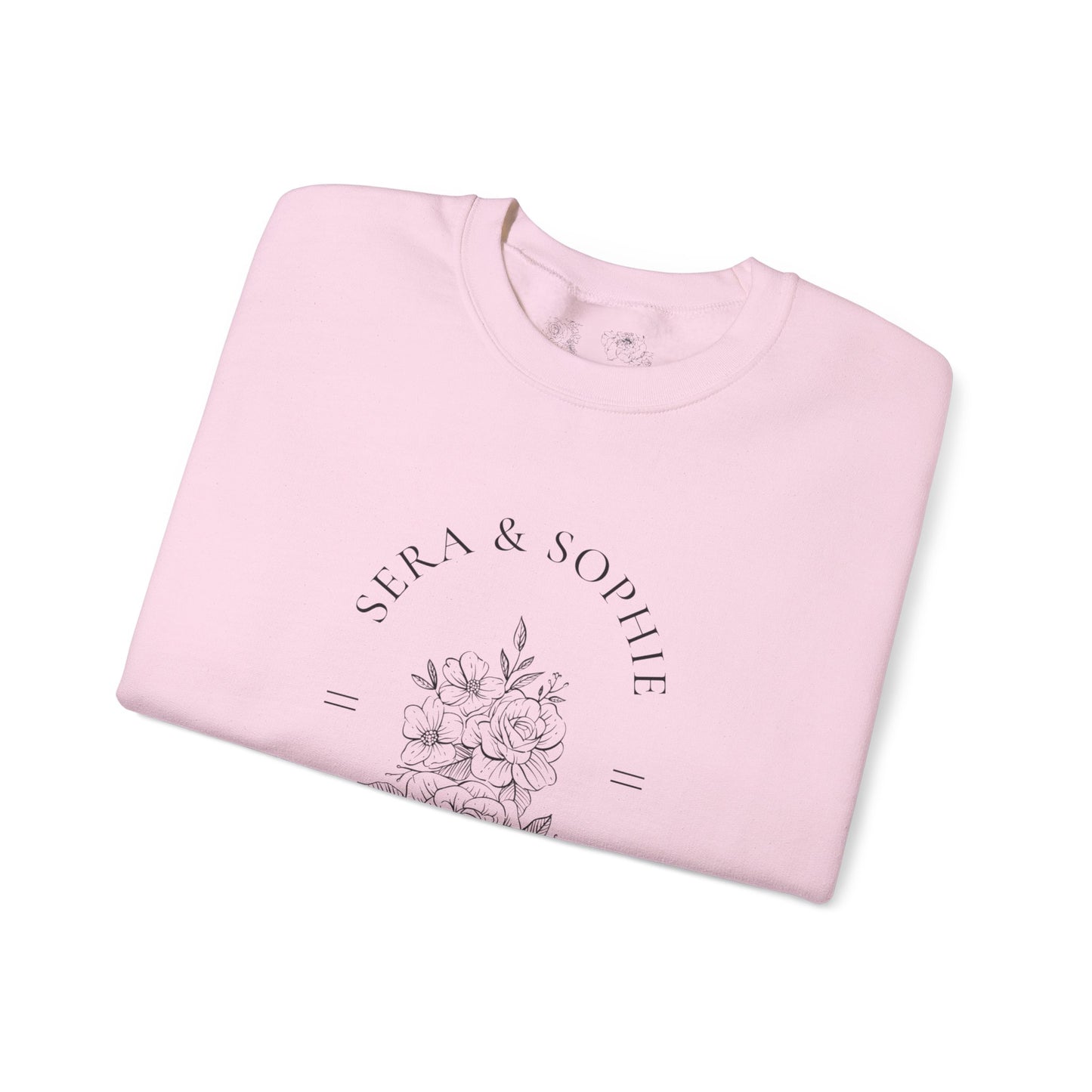 Floral Sera & Sophie Unisex Heavy Blend™ Crewneck Sweatshirt
