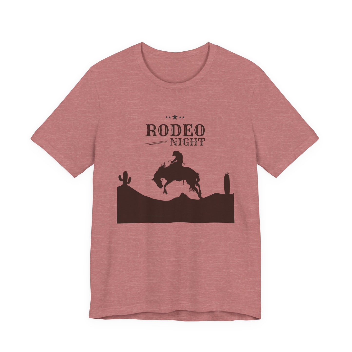 Rodeo Night Unisex Jersey Short Sleeve Tee