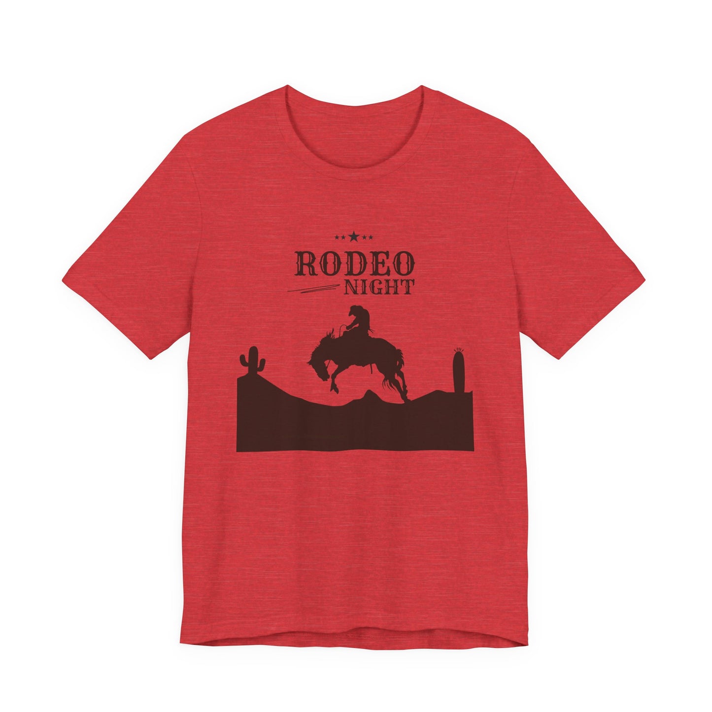 Rodeo Night Unisex Jersey Short Sleeve Tee