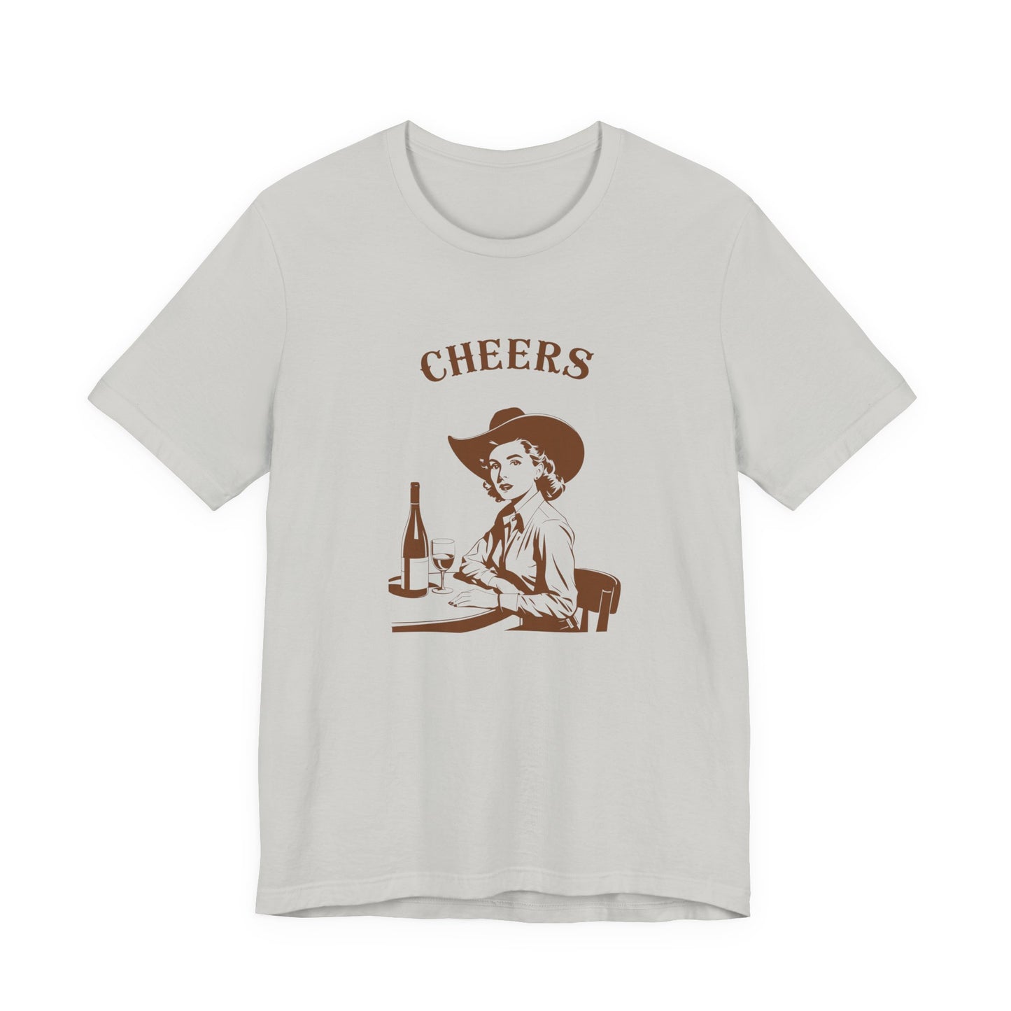 Cheers cowgirl Unisex Jersey Short Sleeve Tee