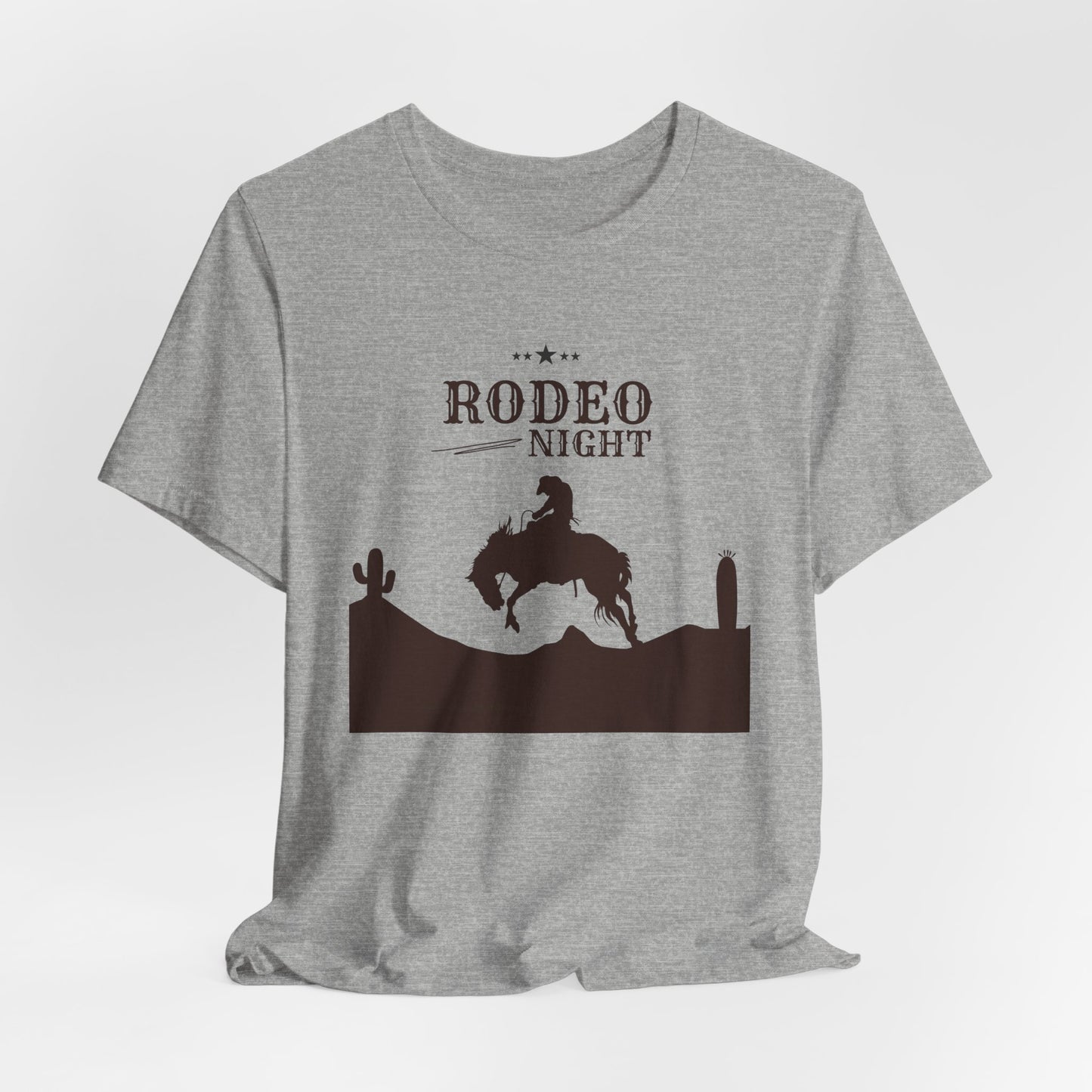 Rodeo Night Unisex Jersey Short Sleeve Tee