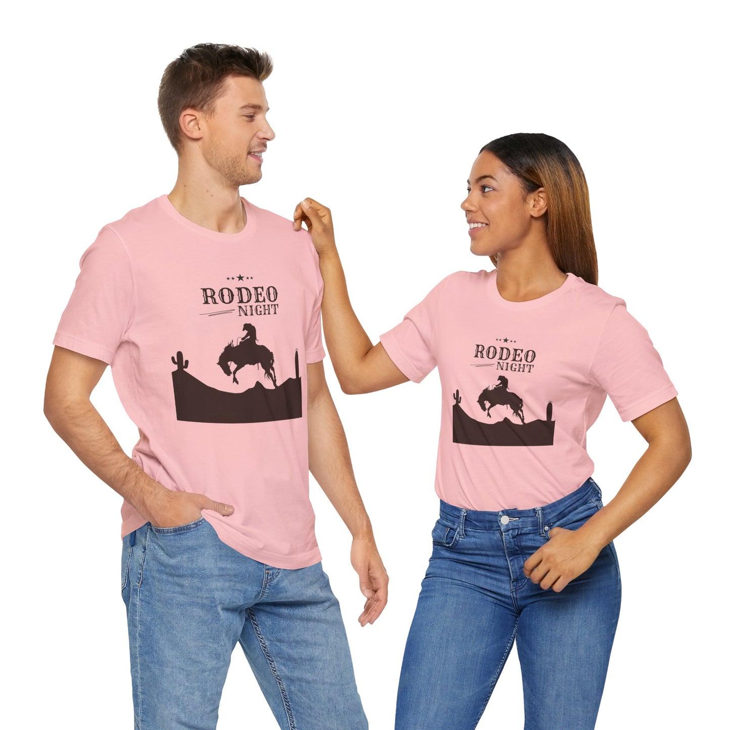 Rodeo Night Unisex Jersey Short Sleeve Tee