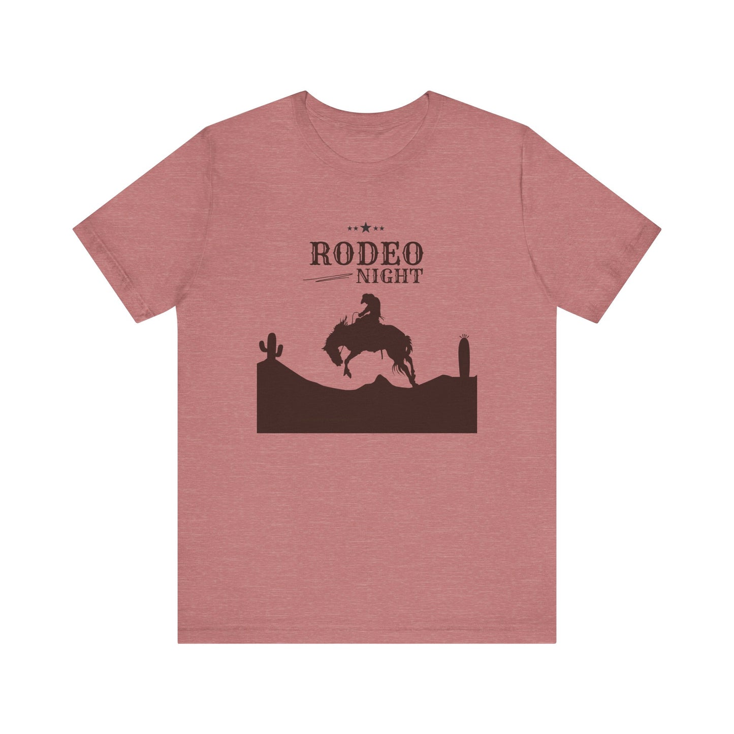 Rodeo Night Unisex Jersey Short Sleeve Tee