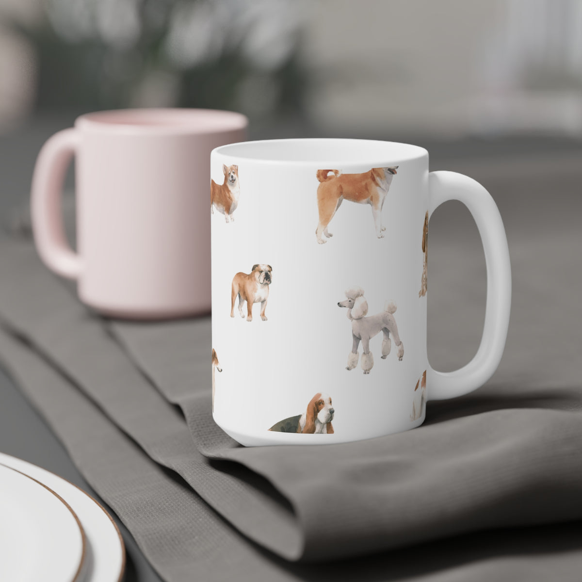 Dog pattern Ceramic Mugs (11oz\15oz\20oz)