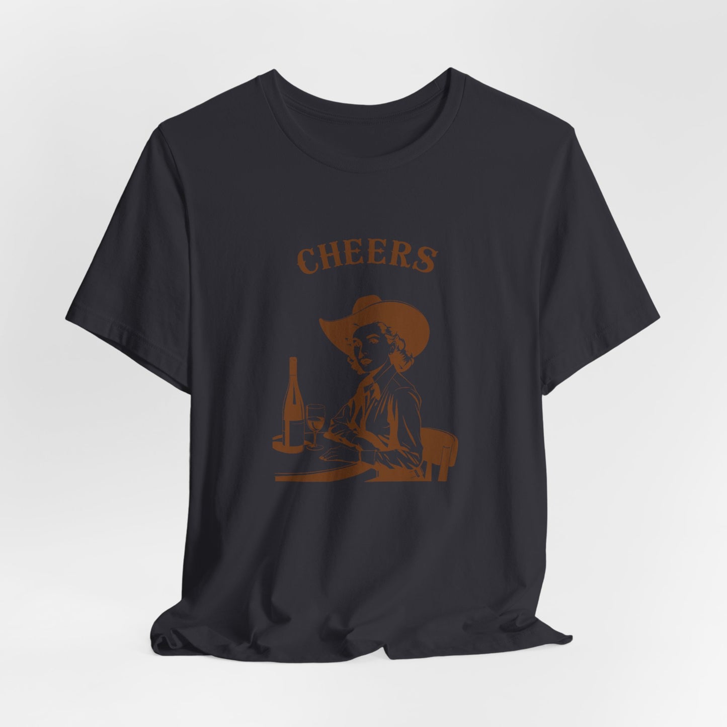 Cheers cowgirl Unisex Jersey Short Sleeve Tee