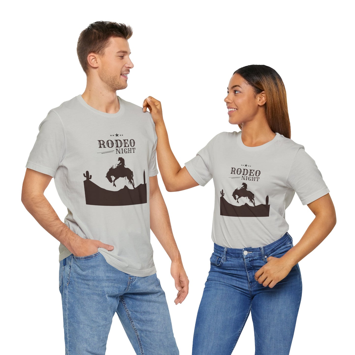 Rodeo Night Unisex Jersey Short Sleeve Tee