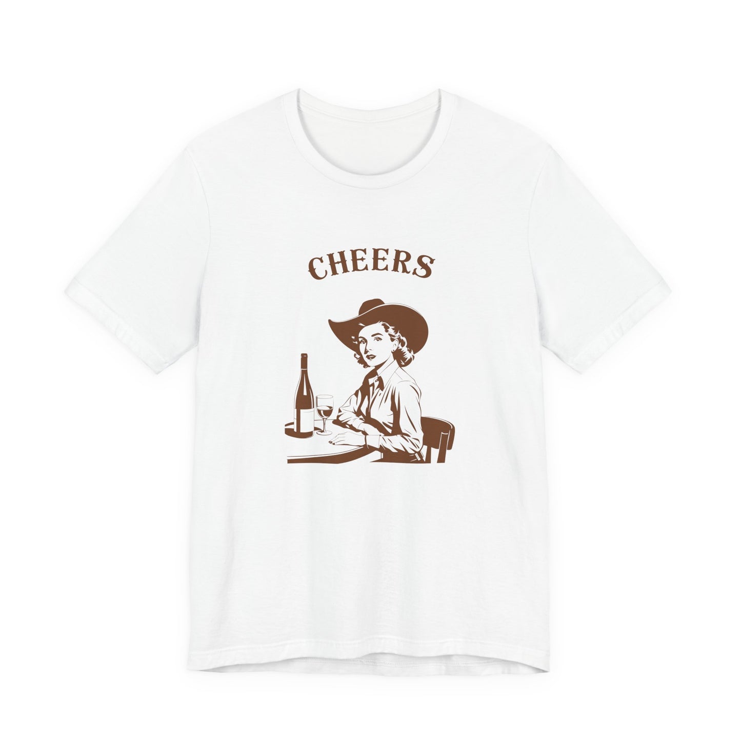 Cheers cowgirl Unisex Jersey Short Sleeve Tee