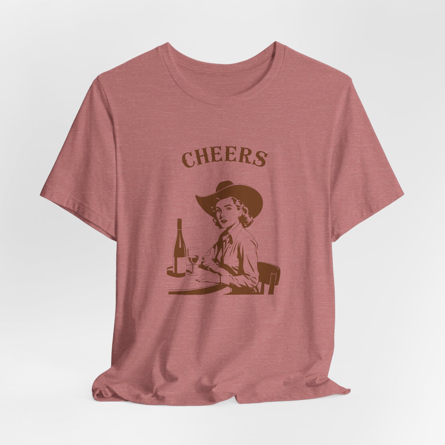 Cheers cowgirl Unisex Jersey Short Sleeve Tee