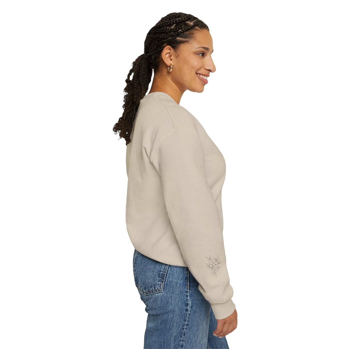 Floral Sera & Sophie Unisex Heavy Blend™ Crewneck Sweatshirt